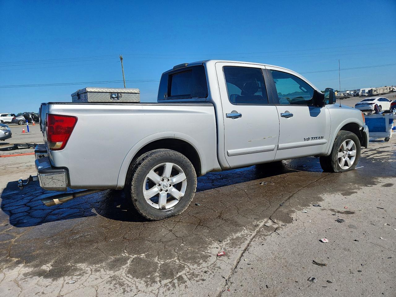 2012 Nissan Titan Sv Silver vin: 1N6BA0EC8CN323371