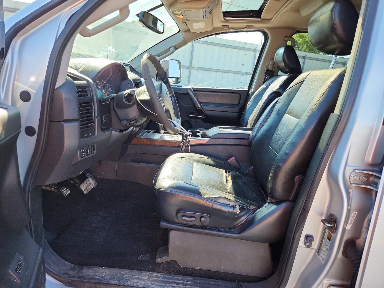 2012 Nissan Titan Sv Silver vin: 1N6BA0EC8CN323371