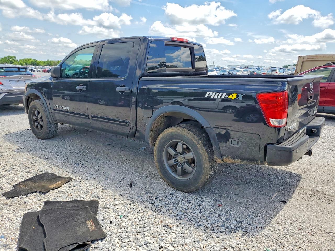 2014 Nissan Titan Pro-4x Черный vin: 1N6BA0EC8EN504506