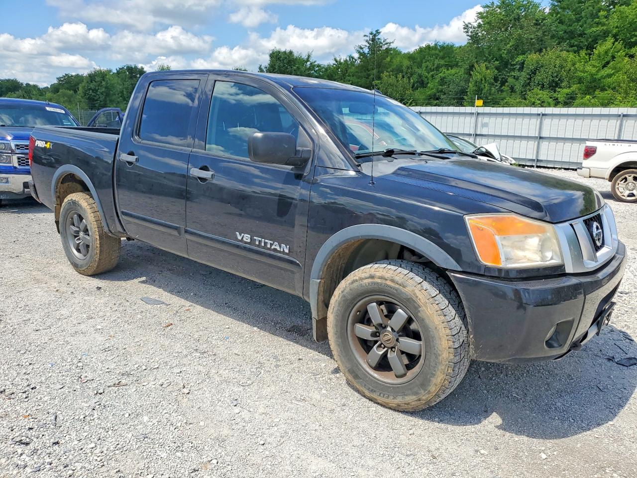 2014 Nissan Titan Pro-4x Черный vin: 1N6BA0EC8EN504506