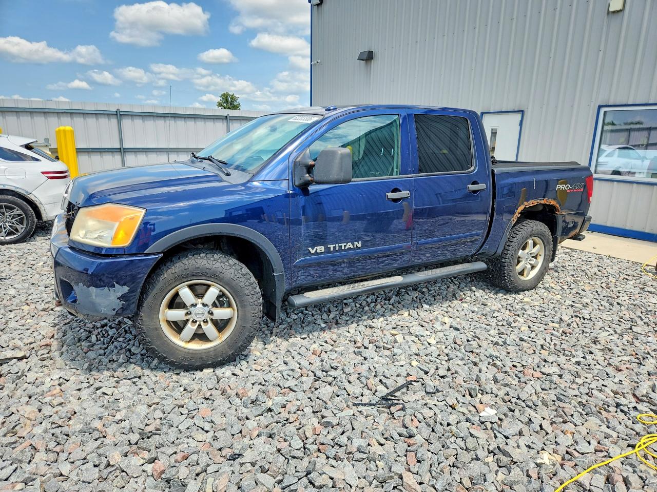 2011 Nissan Titan Sv Blue vin: 1N6BA0EC9BN310949