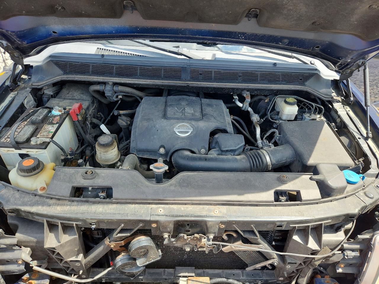 2011 Nissan Titan Sv Blue vin: 1N6BA0EC9BN310949