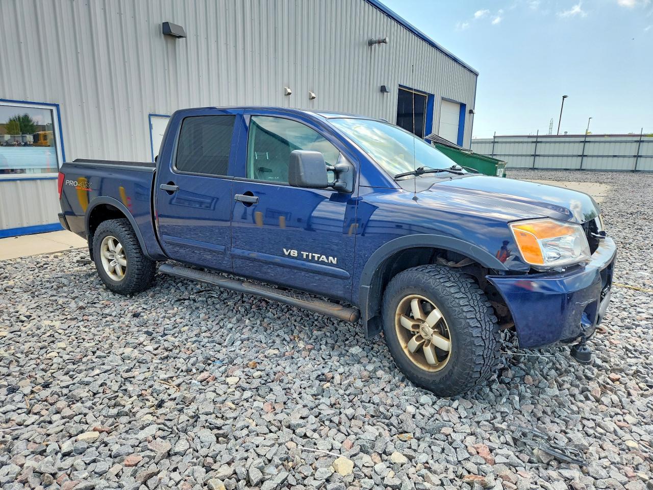 2011 Nissan Titan Sv Blue vin: 1N6BA0EC9BN310949