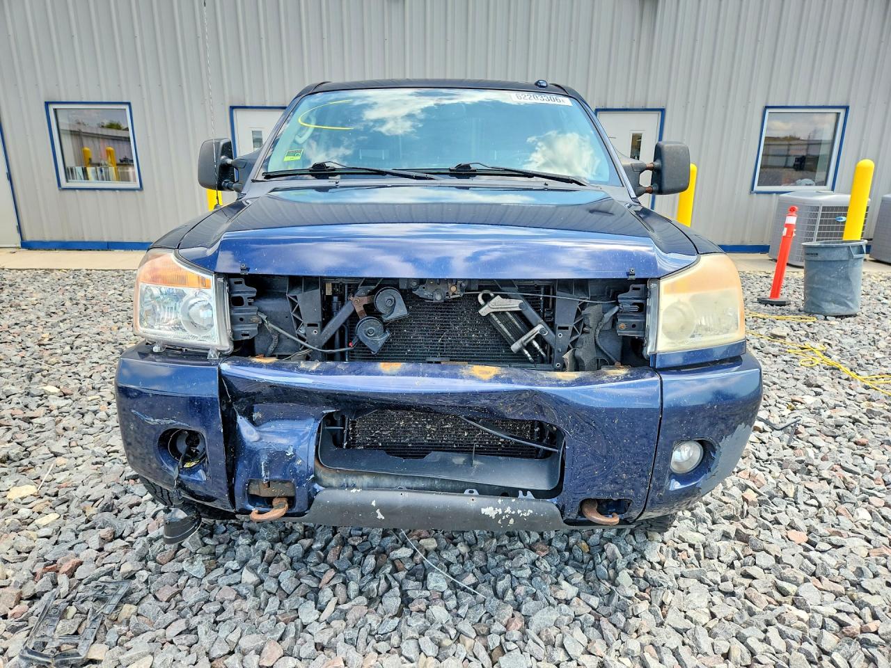 2011 Nissan Titan Sv Blue vin: 1N6BA0EC9BN310949