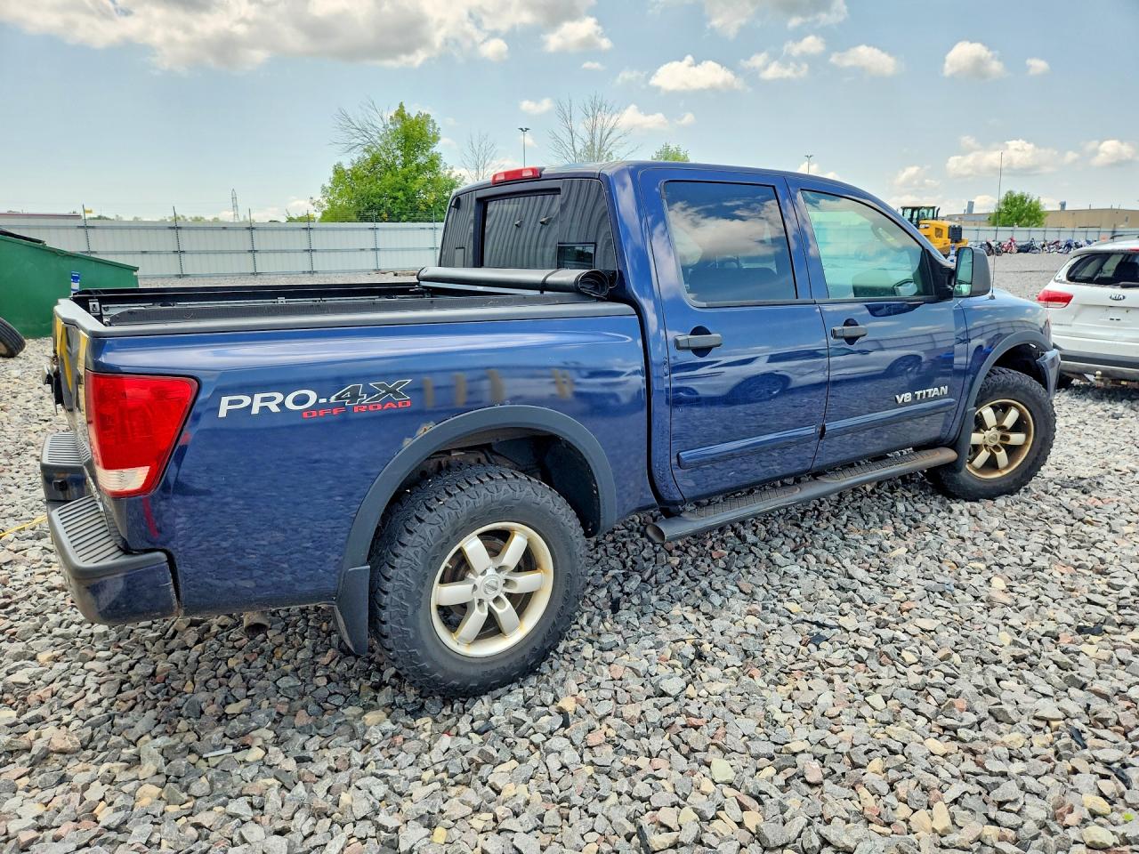 2011 Nissan Titan Sv Blue vin: 1N6BA0EC9BN310949