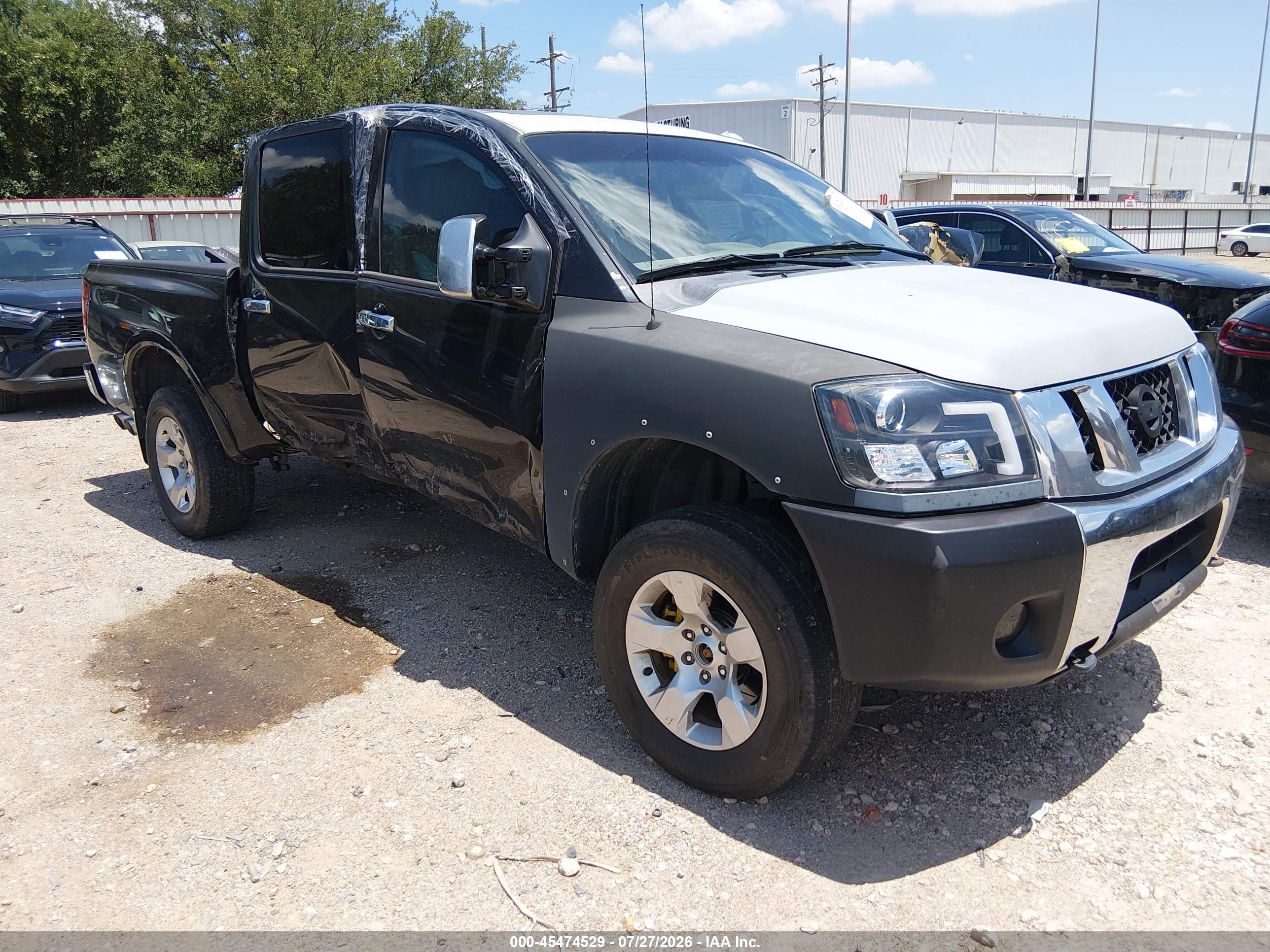 2011 Nissan Titan Sl Черный vin: 1N6BA0EC9BN324902