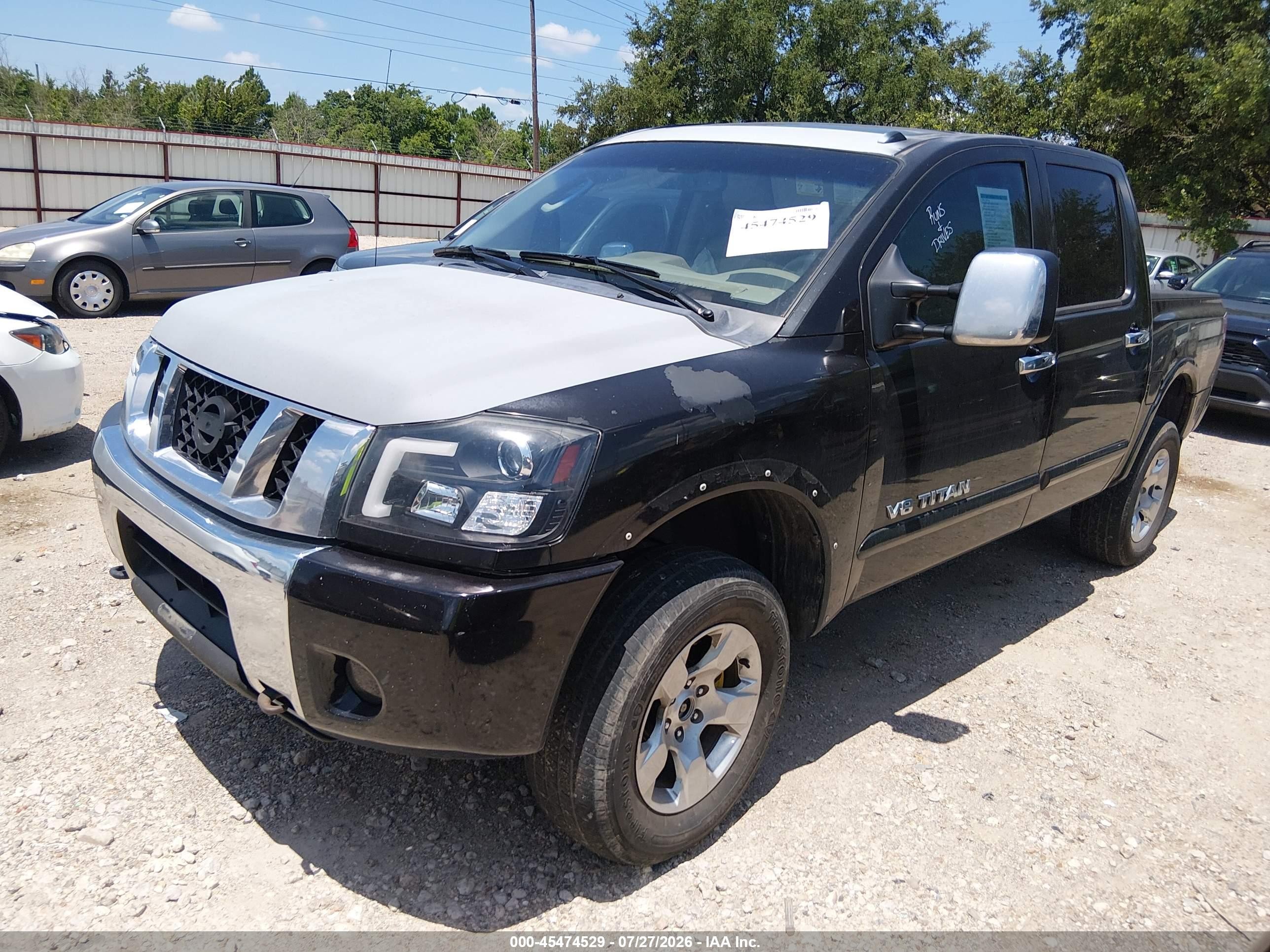 2011 Nissan Titan Sl Черный vin: 1N6BA0EC9BN324902
