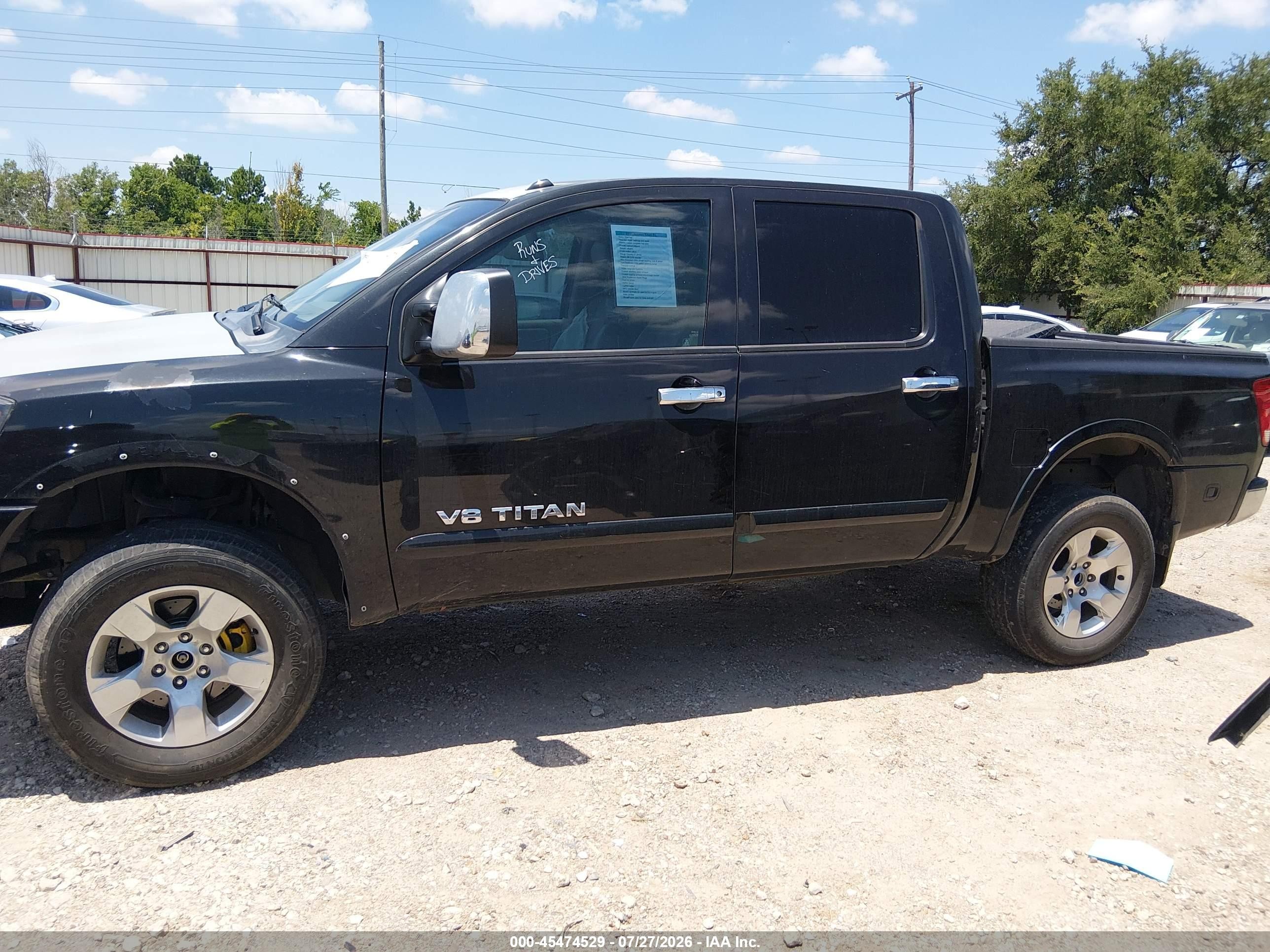 2011 Nissan Titan Sl Черный vin: 1N6BA0EC9BN324902