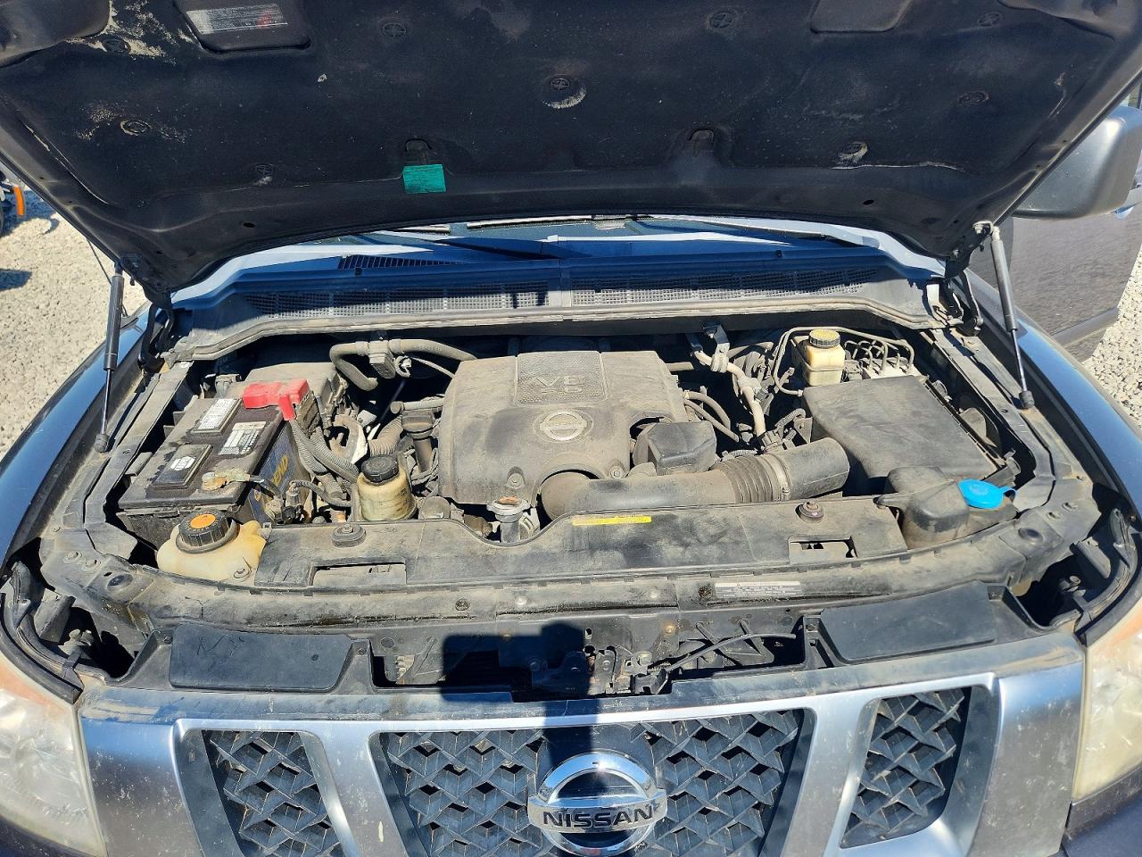 2015 Nissan Titan Pro-4x Gray vin: 1N6BA0EC9FN510090