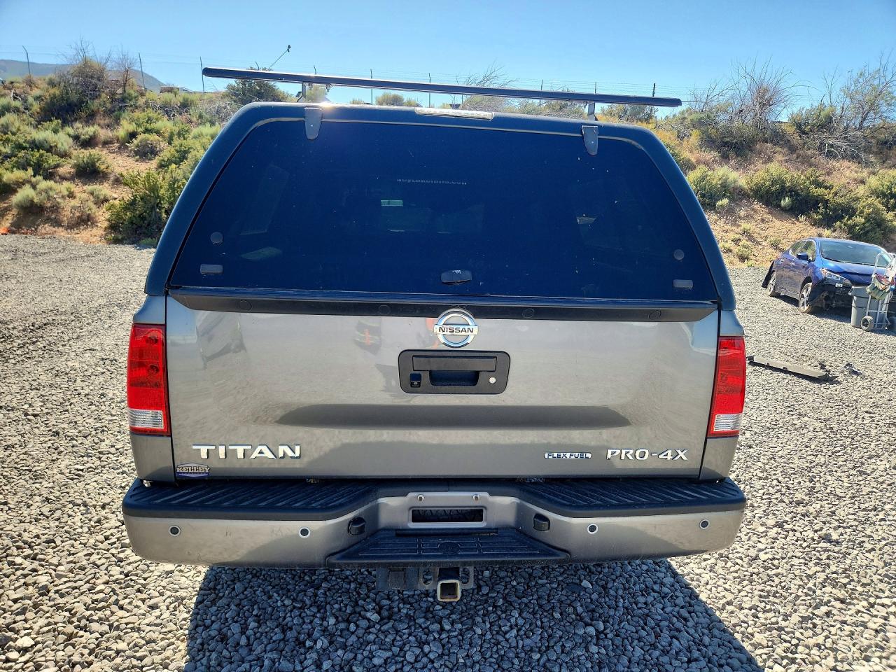 2015 Nissan Titan Pro-4x Gray vin: 1N6BA0EC9FN510090
