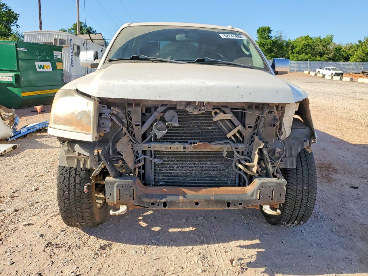 2011 Nissan Titan Sv White vin: 1N6BA0ECXBN308532