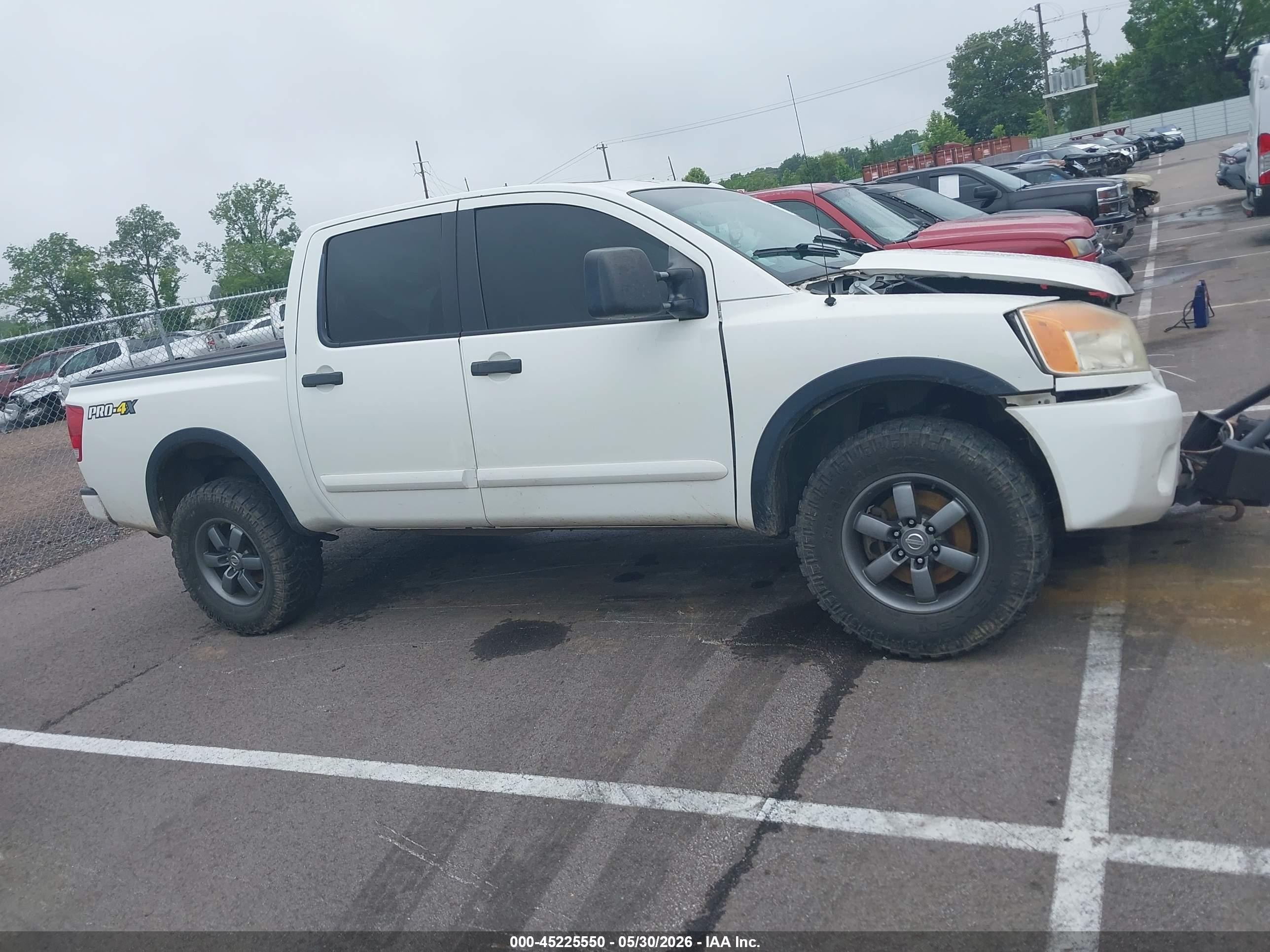 2014 Nissan Titan Pro-4x White vin: 1N6BA0ECXEN514874