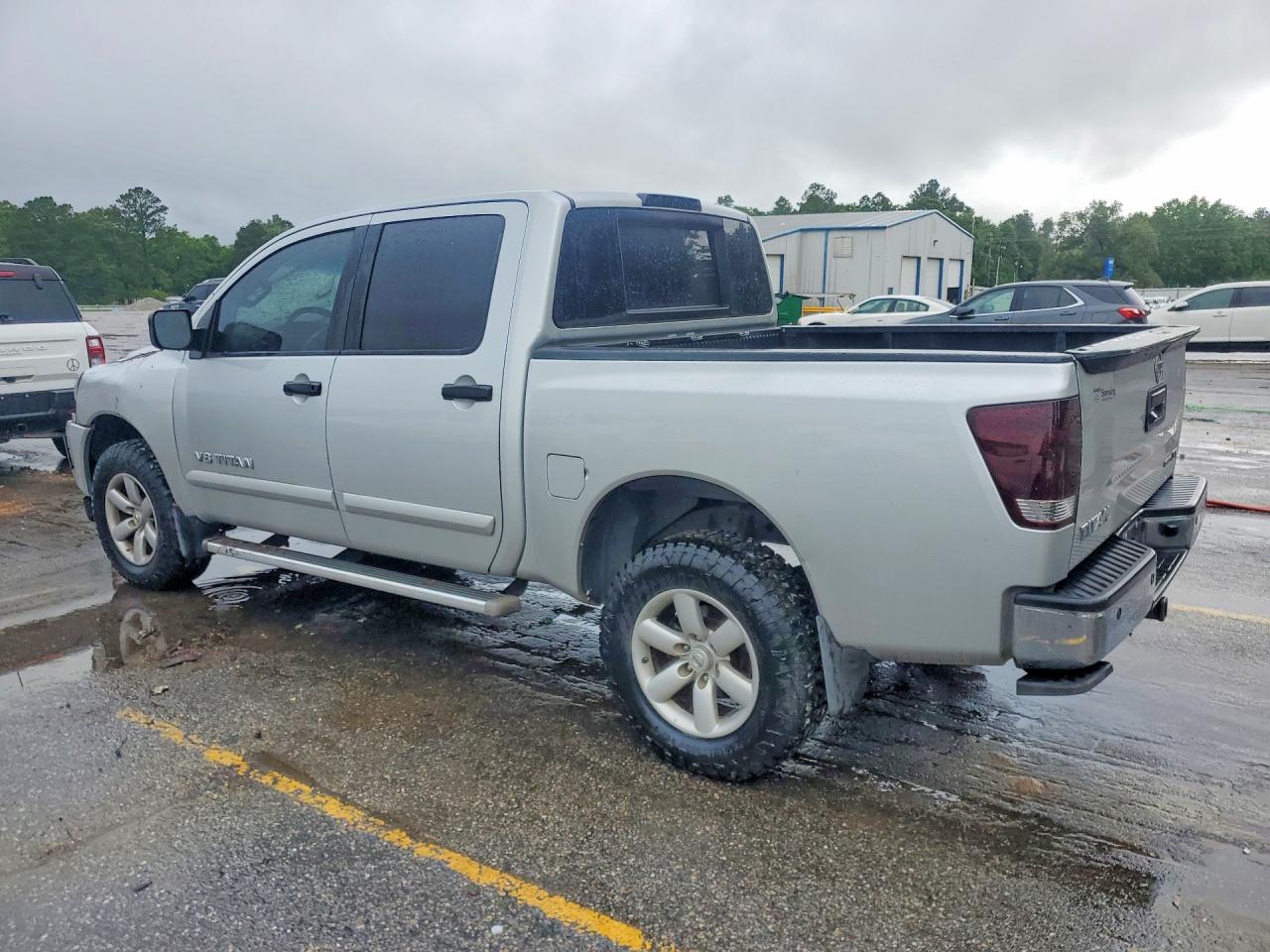 2013 Nissan Titan Sv Silver vin: 1N6BA0ED0DN301195