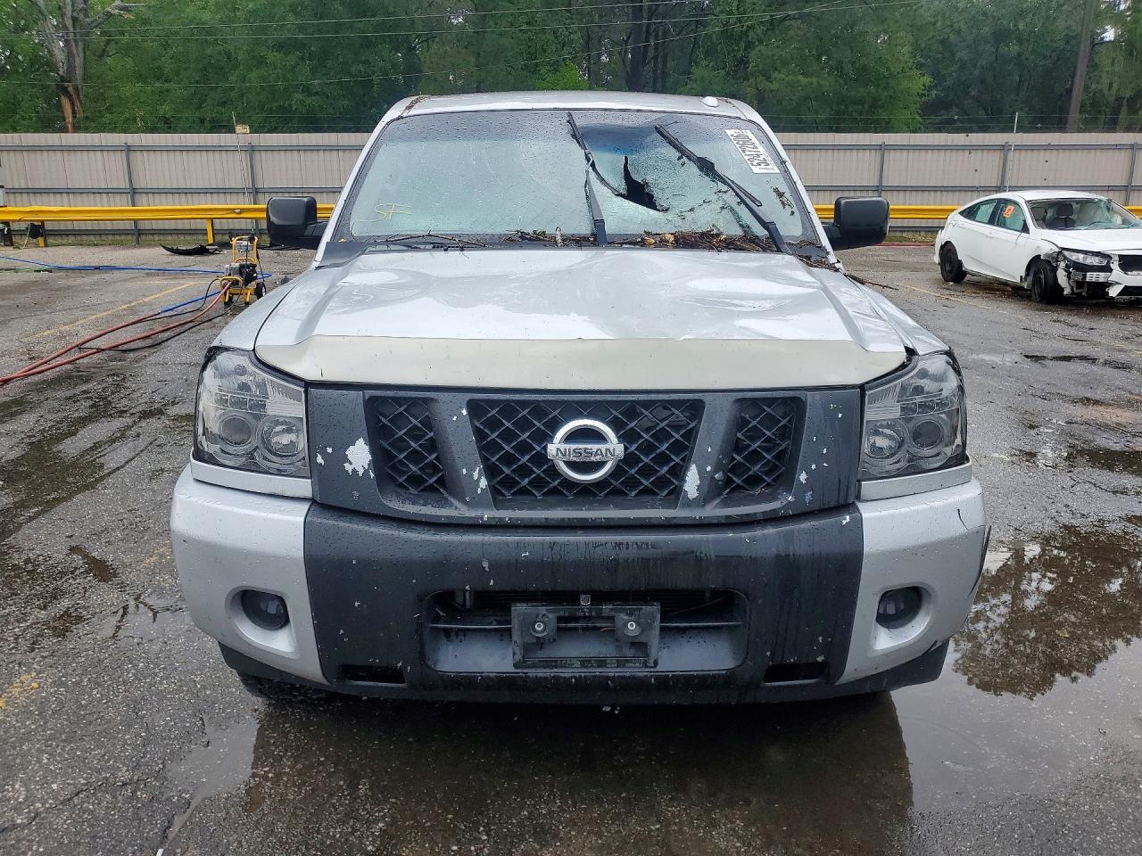 2013 Nissan Titan Sv Silver vin: 1N6BA0ED0DN301195
