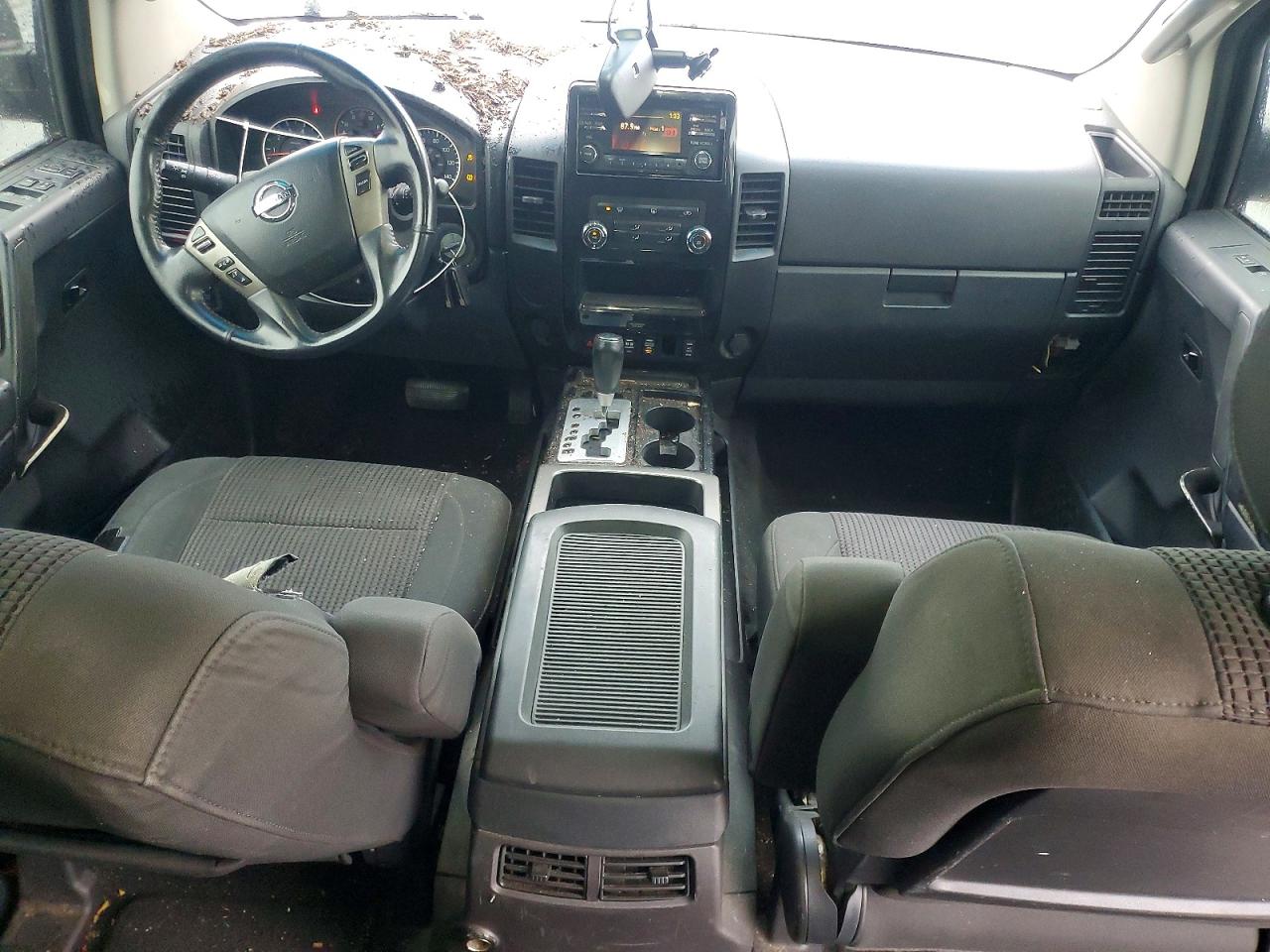 2013 Nissan Titan Sv Silver vin: 1N6BA0ED0DN301195