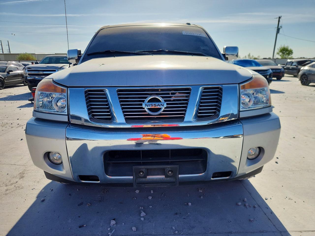 2014 Nissan Titan Sv Silver vin: 1N6BA0ED0EN505433