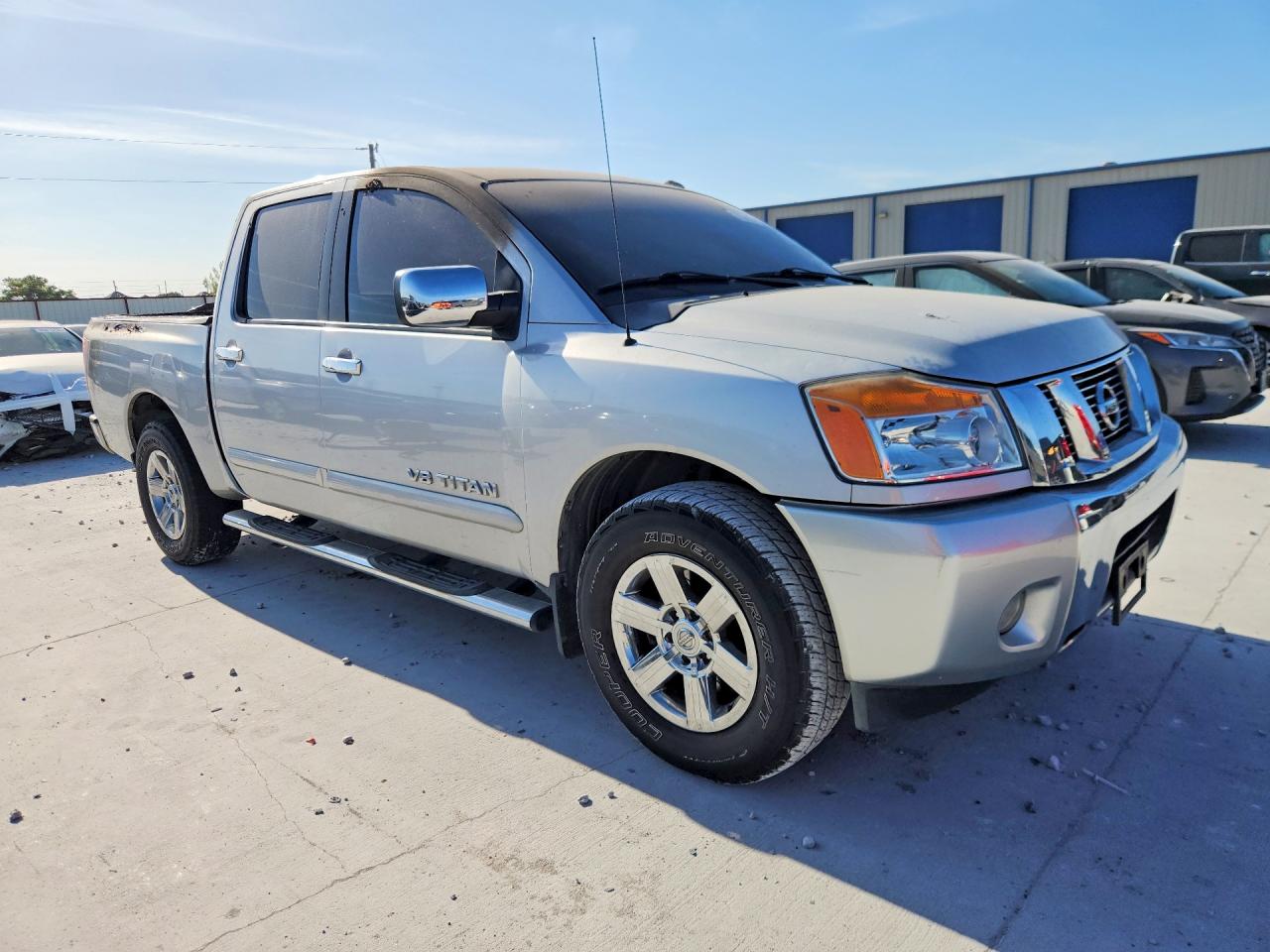 2014 Nissan Titan Sv Silver vin: 1N6BA0ED0EN505433