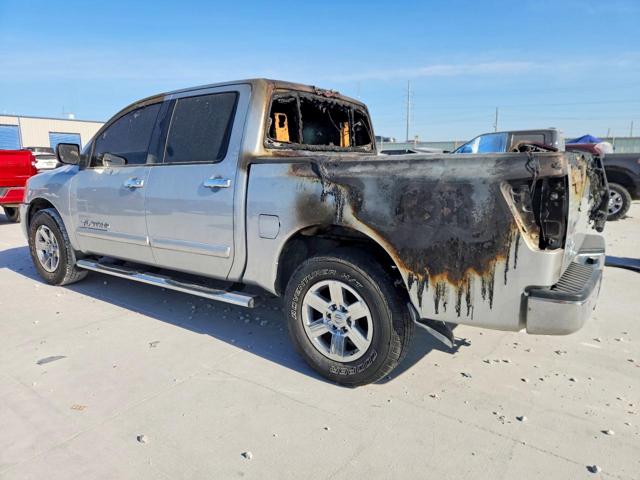 2014 Nissan Titan Sv Silver vin: 1N6BA0ED0EN505433