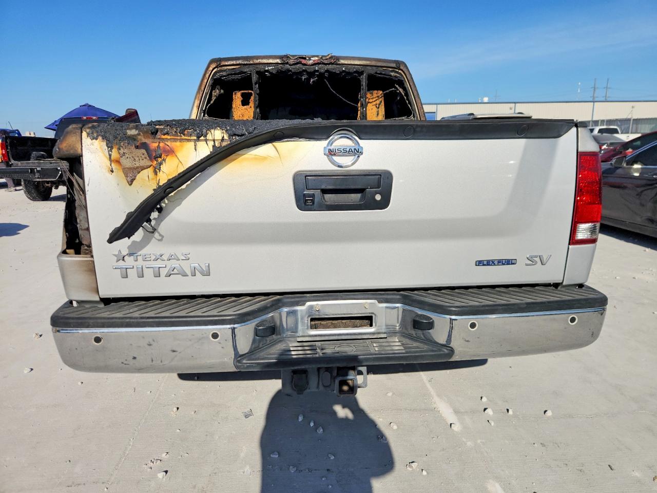 2014 Nissan Titan Sv Silver vin: 1N6BA0ED0EN505433