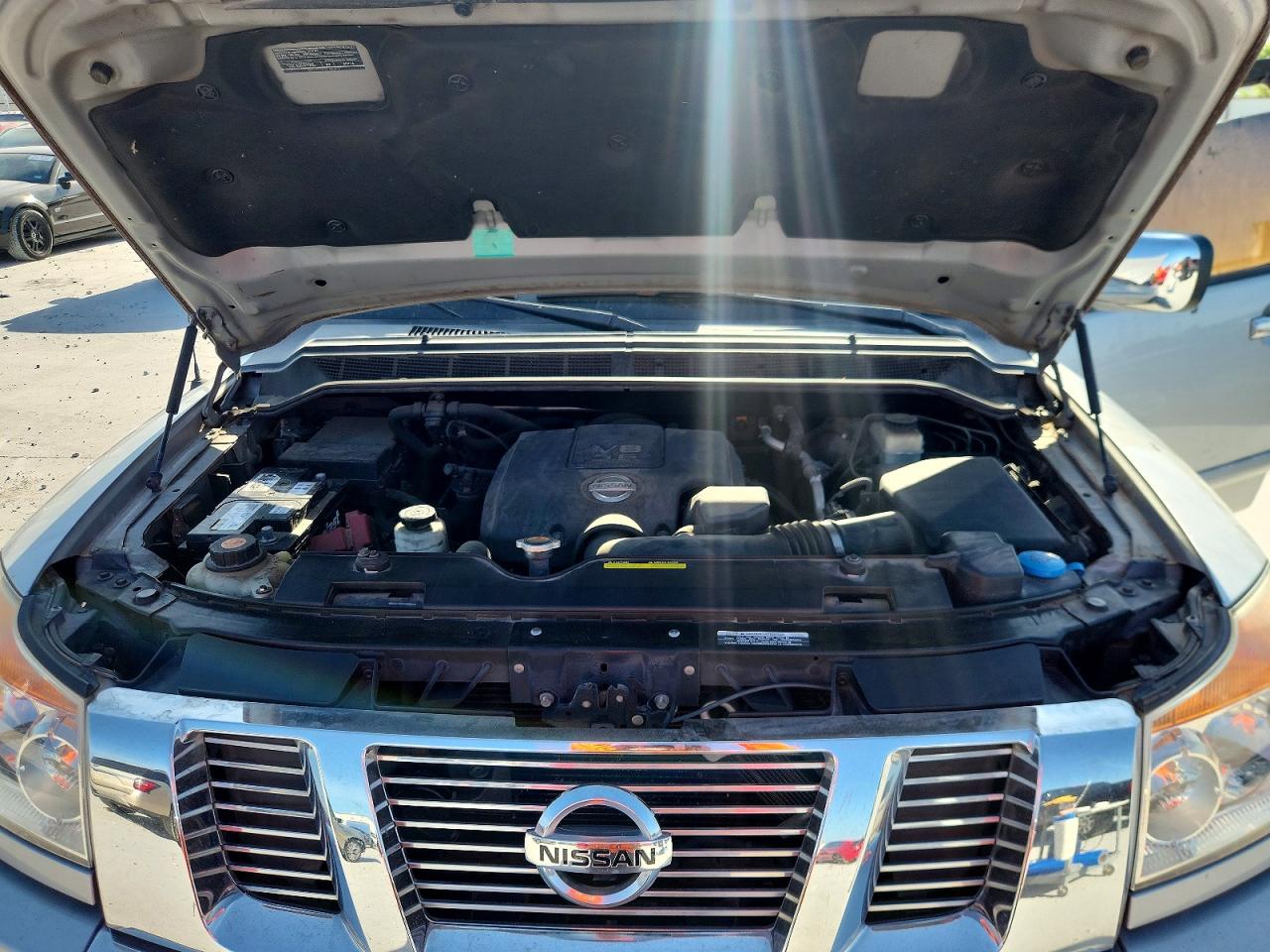 2014 Nissan Titan Sv Silver vin: 1N6BA0ED0EN505433