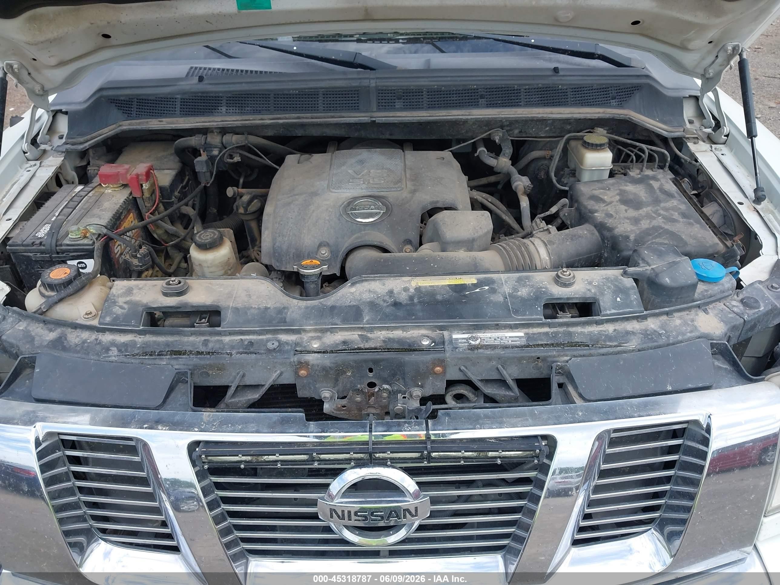2014 Nissan Titan Sv White vin: 1N6BA0ED0EN510289