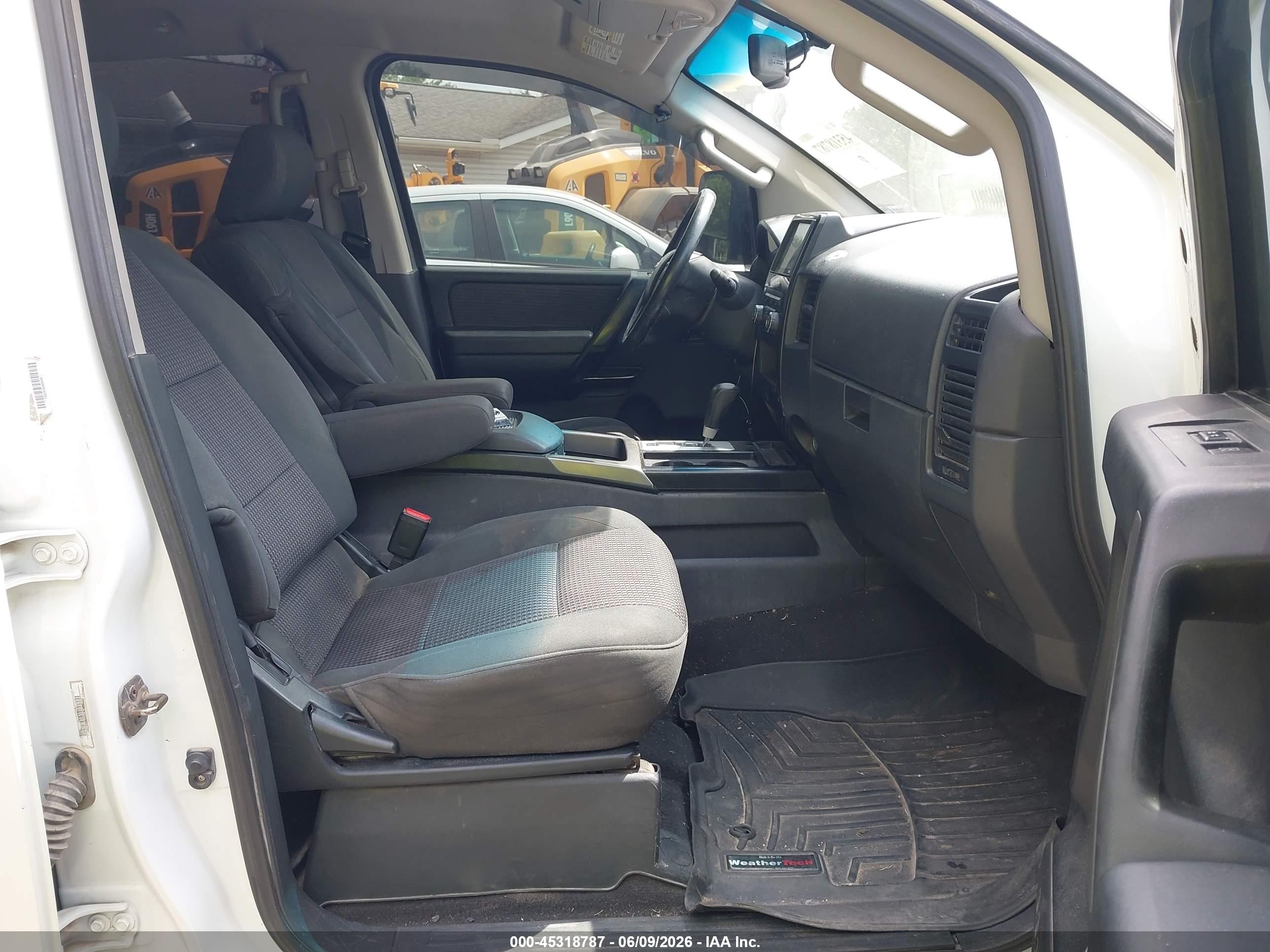 2014 Nissan Titan Sv White vin: 1N6BA0ED0EN510289