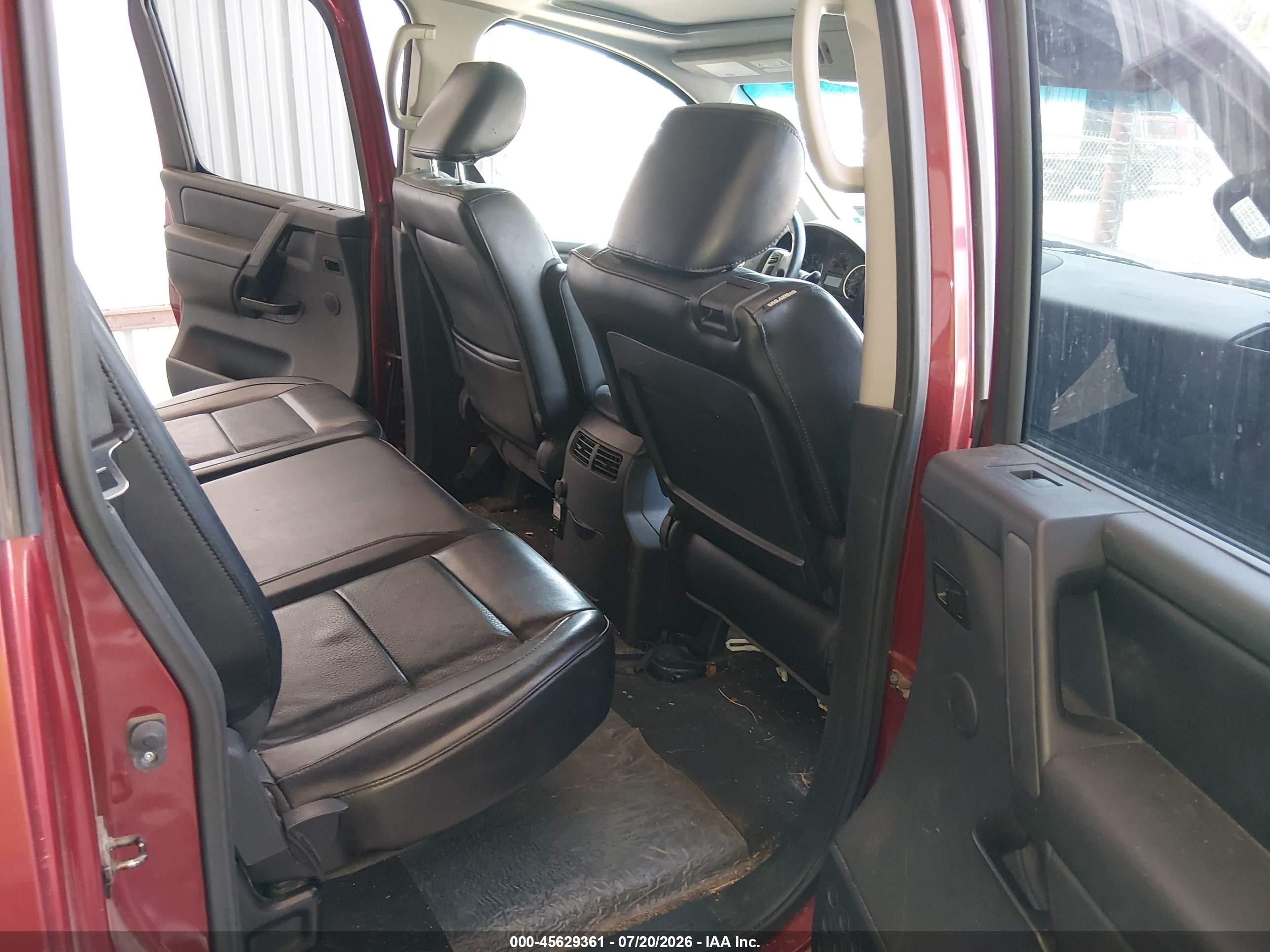 2014 Nissan Titan Sl Red vin: 1N6BA0ED0EN517811
