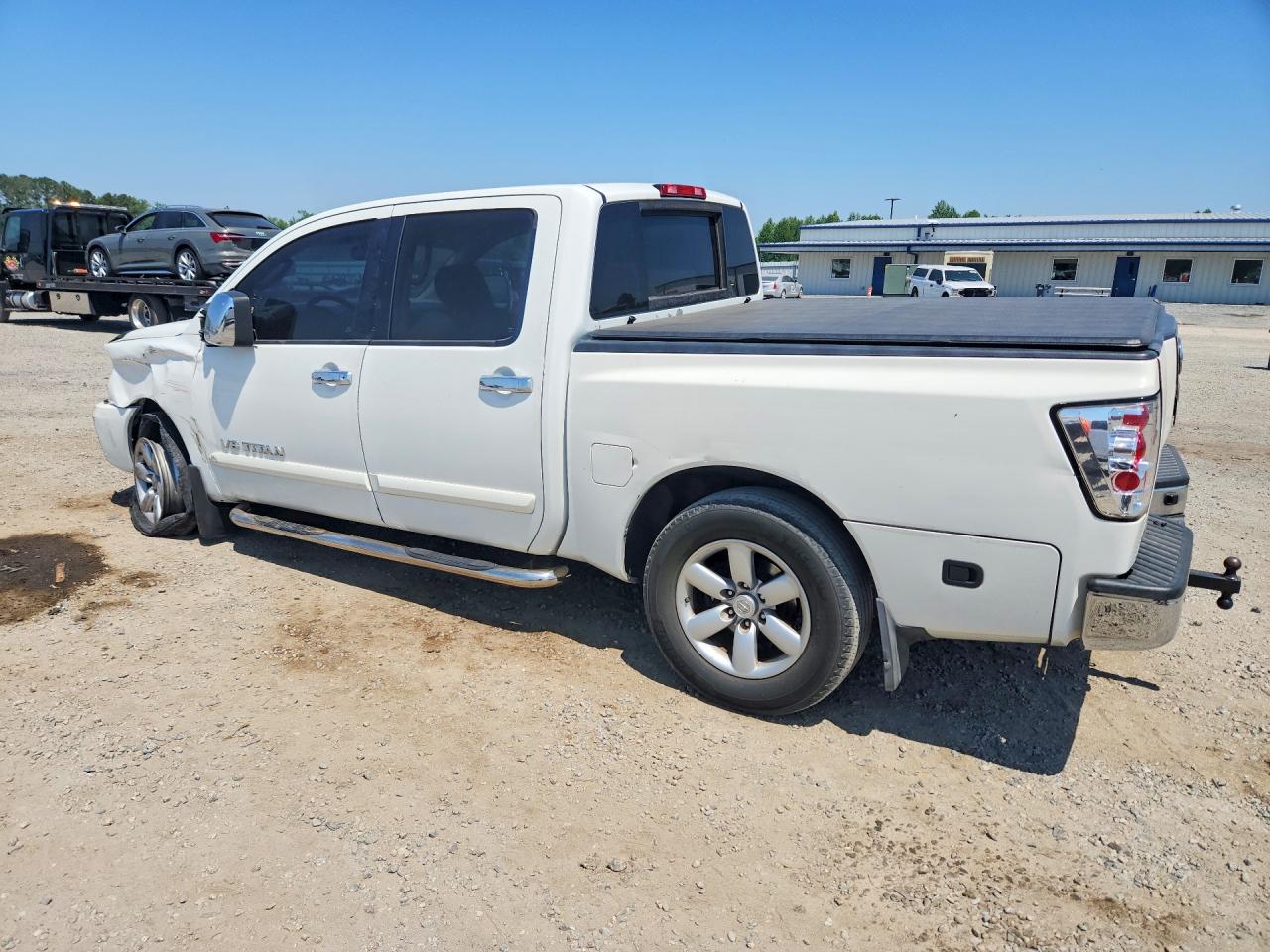 2011 Nissan Titan Sv White vin: 1N6BA0ED1BN311439