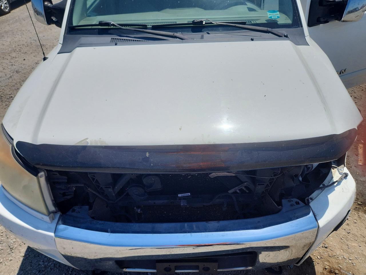 2011 Nissan Titan Sv White vin: 1N6BA0ED1BN311439