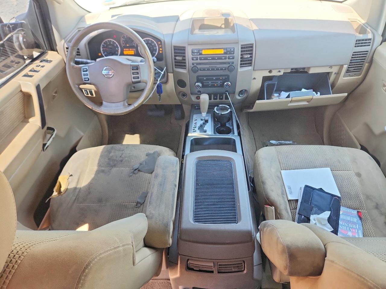 2011 Nissan Titan Sv White vin: 1N6BA0ED1BN311439