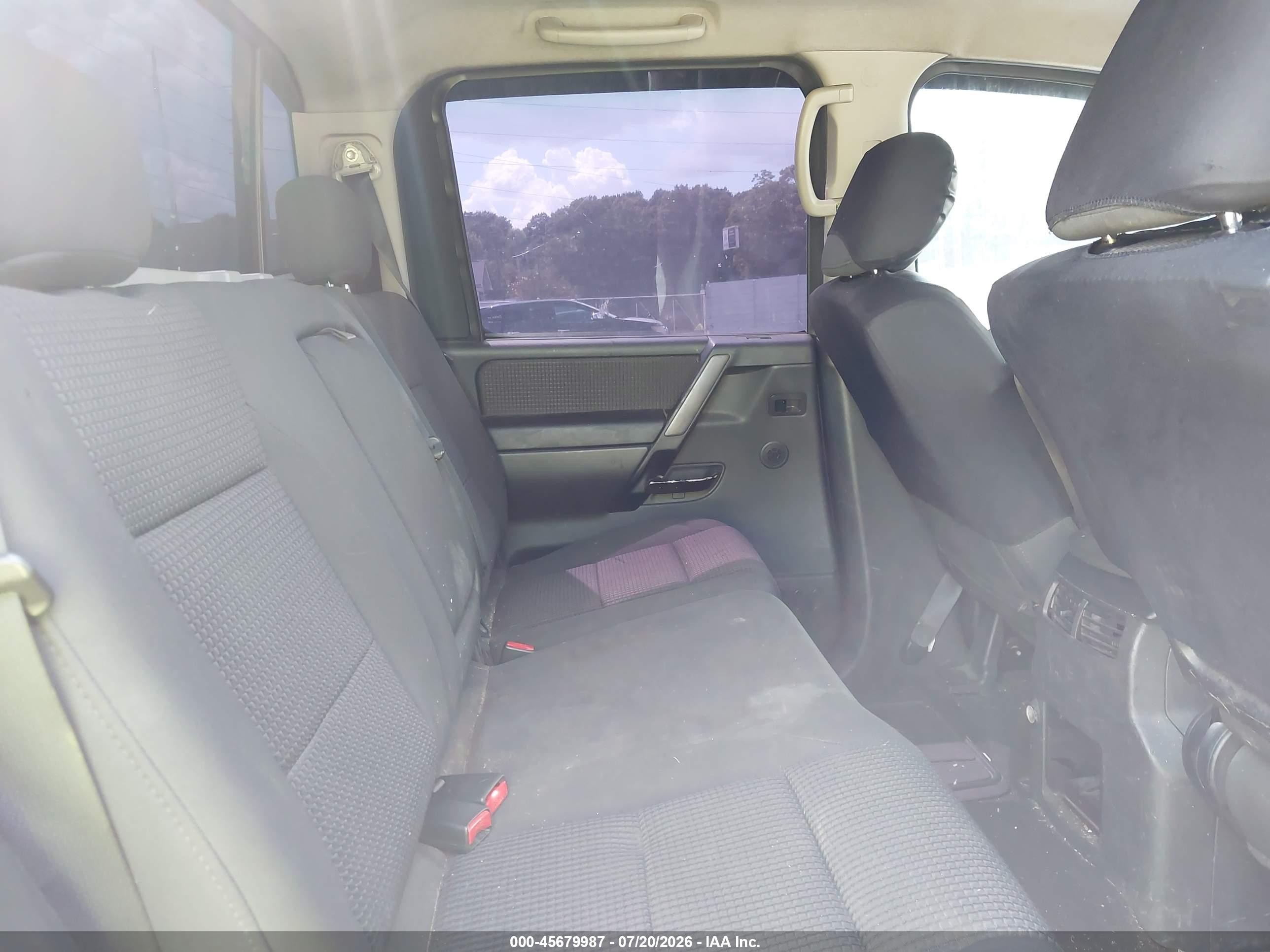 2011 Nissan Titan Sv Black vin: 1N6BA0ED1BN313417