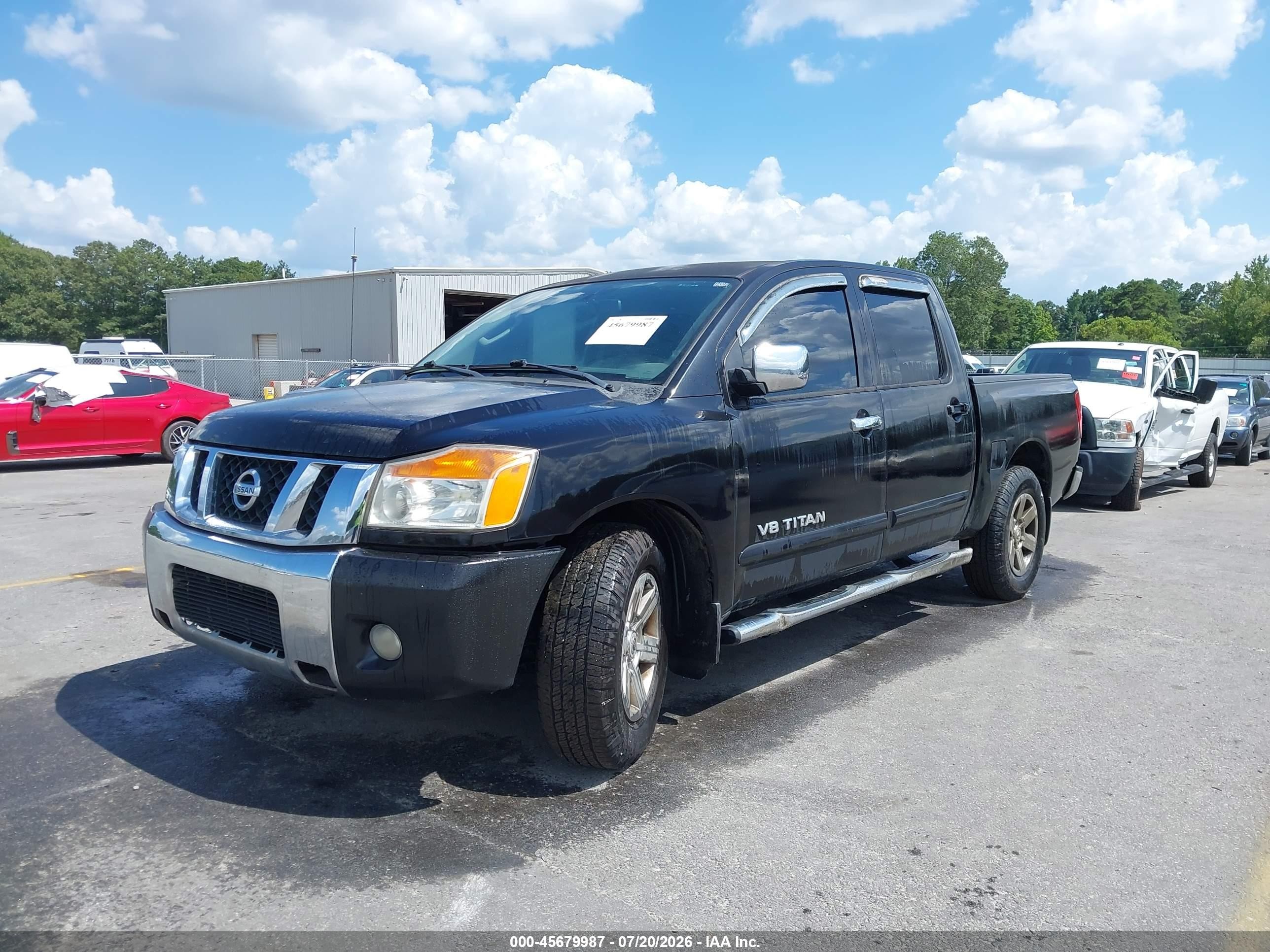 2011 Nissan Titan Sv Black vin: 1N6BA0ED1BN313417