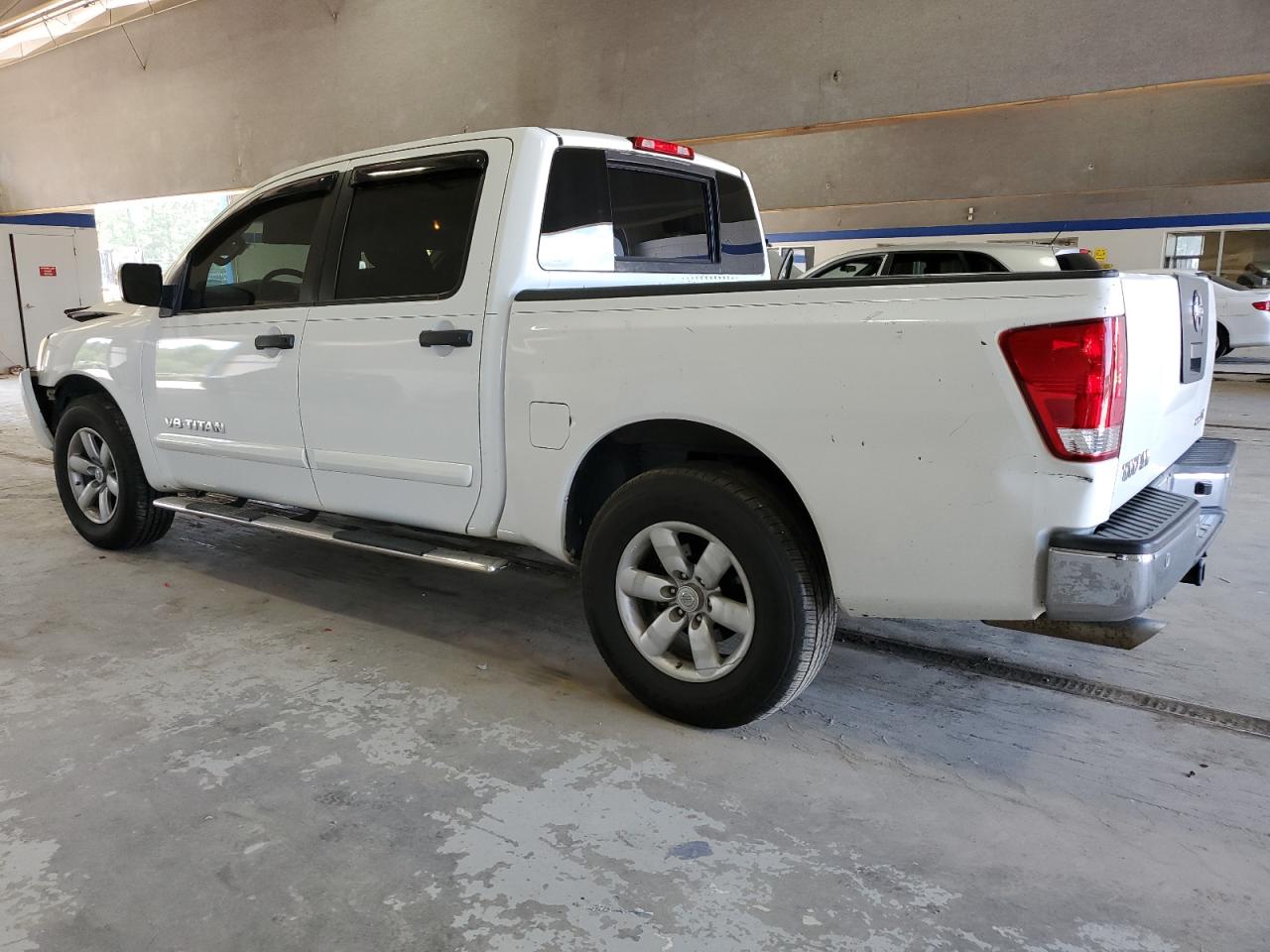 2012 Nissan Titan S Белый vin: 1N6BA0ED1CN314360