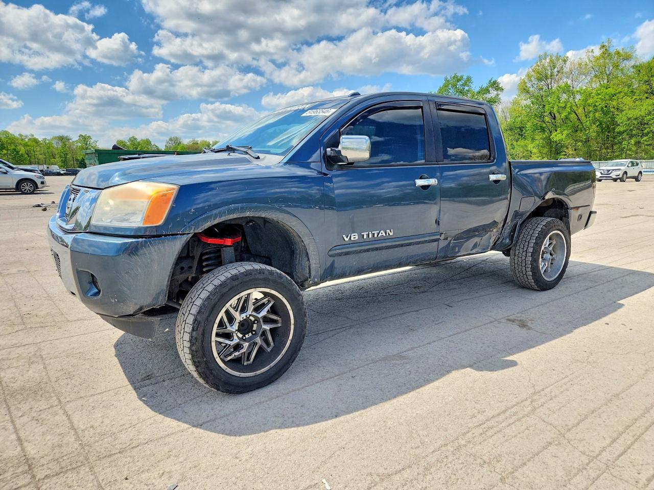 2013 Nissan Titan Sv Blue vin: 1N6BA0ED1DN310214