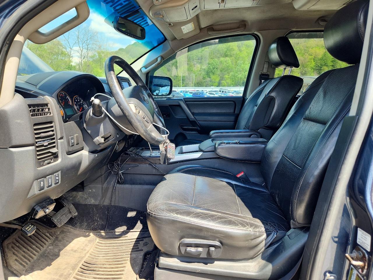 2013 Nissan Titan Sv Blue vin: 1N6BA0ED1DN310214