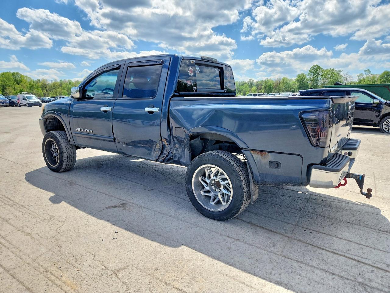 2013 Nissan Titan Sv Blue vin: 1N6BA0ED1DN310214