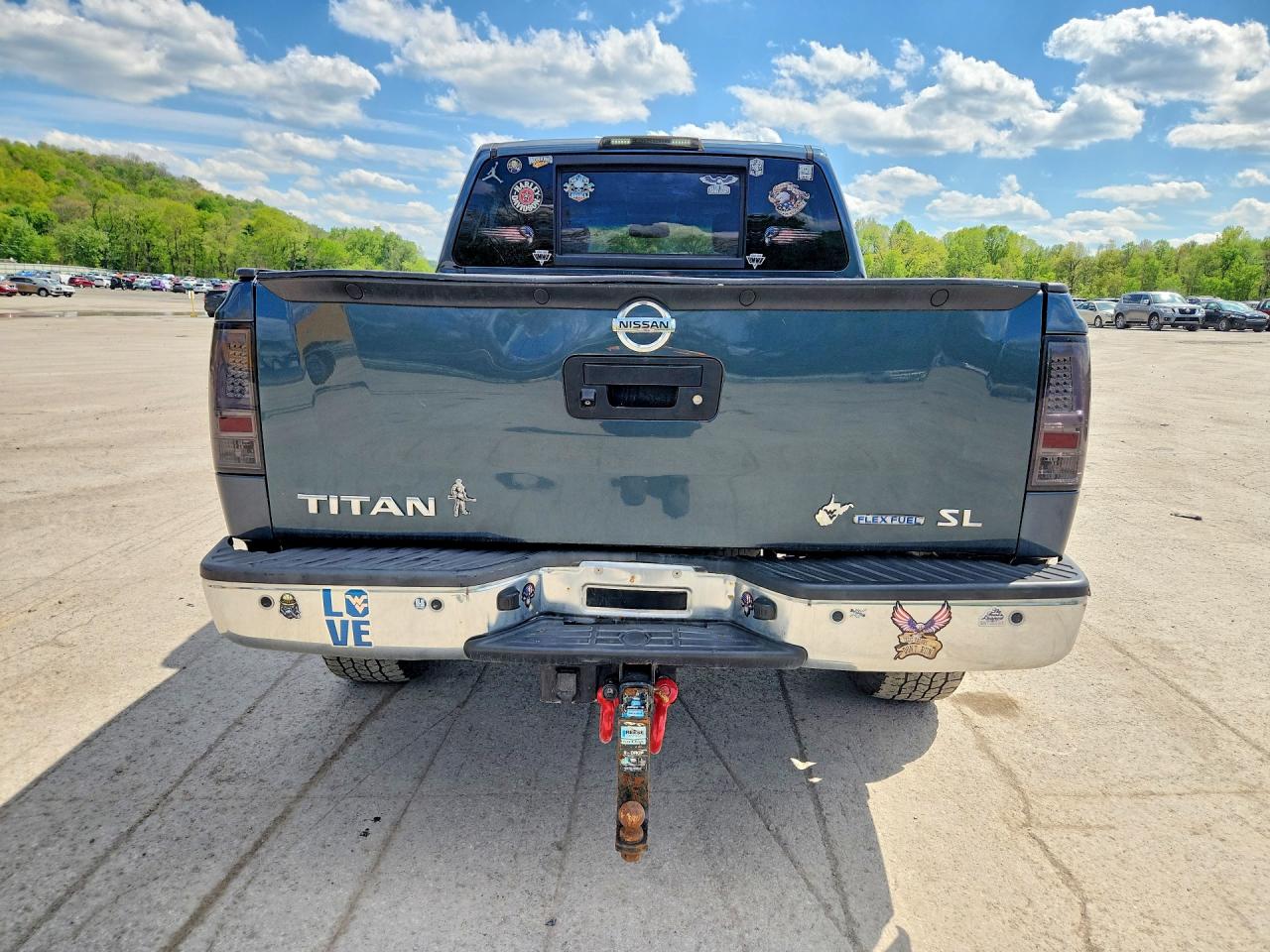 2013 Nissan Titan Sv Blue vin: 1N6BA0ED1DN310214