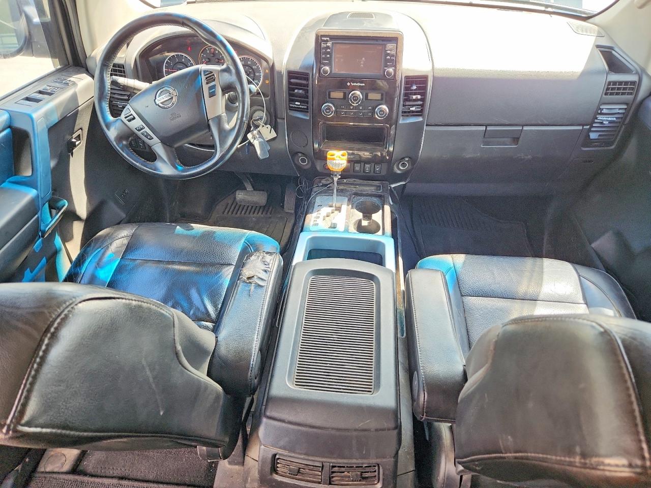 2013 Nissan Titan Sv Blue vin: 1N6BA0ED1DN310214