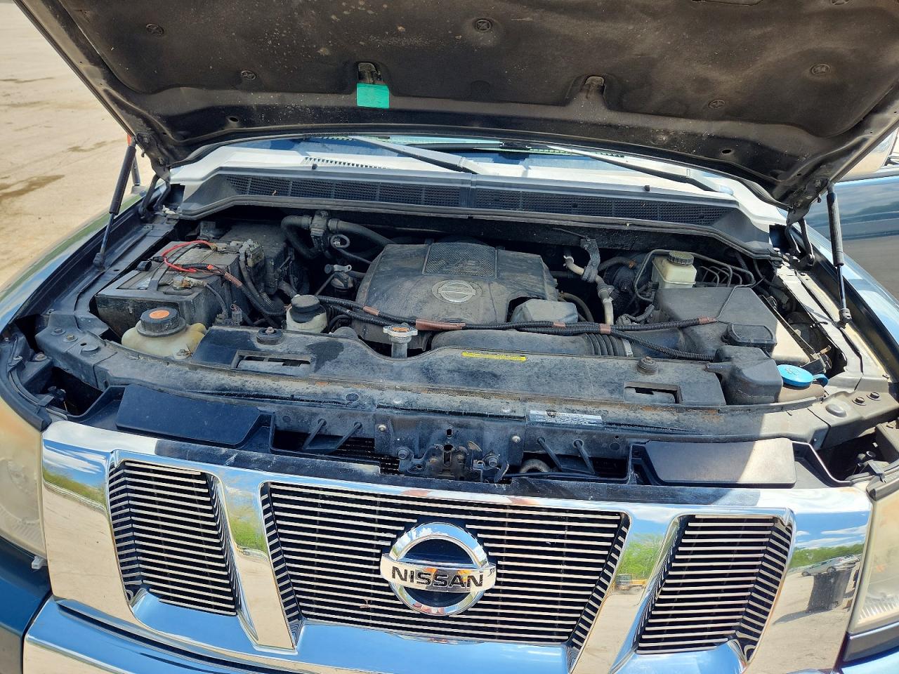 2013 Nissan Titan Sv Blue vin: 1N6BA0ED1DN310214