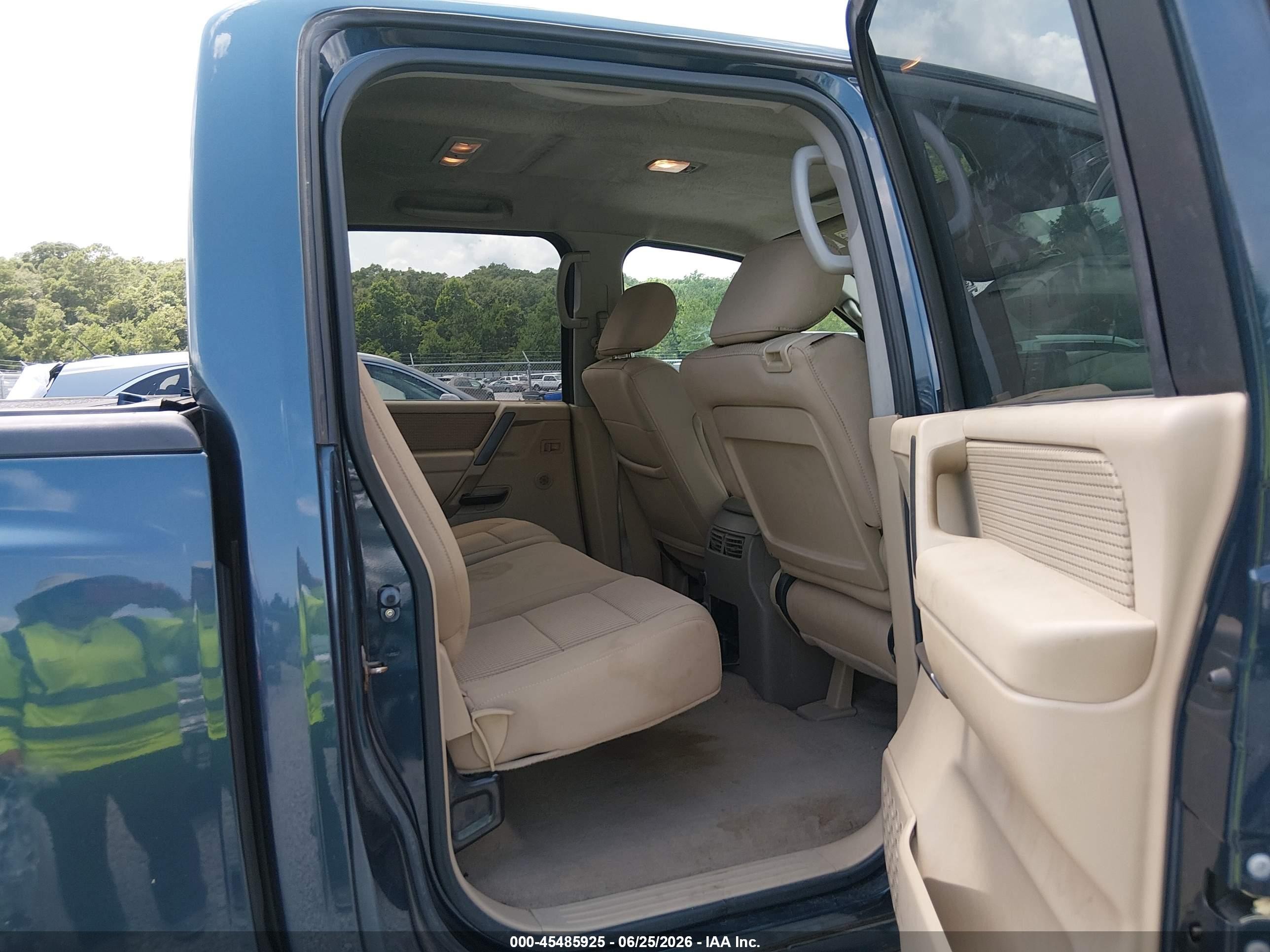2014 Nissan Titan Sv Синий vin: 1N6BA0ED1EN505568