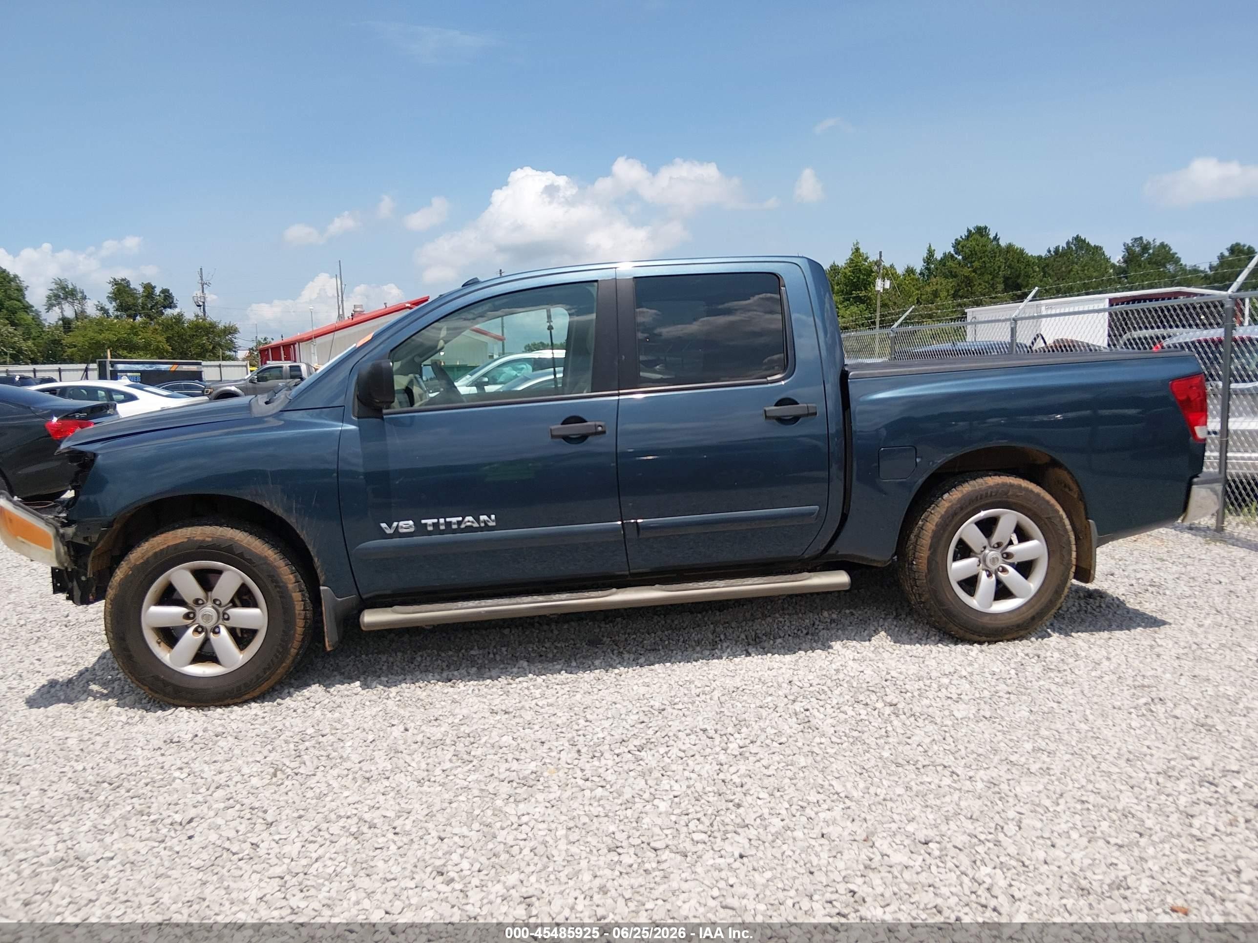 2014 Nissan Titan Sv Синий vin: 1N6BA0ED1EN505568
