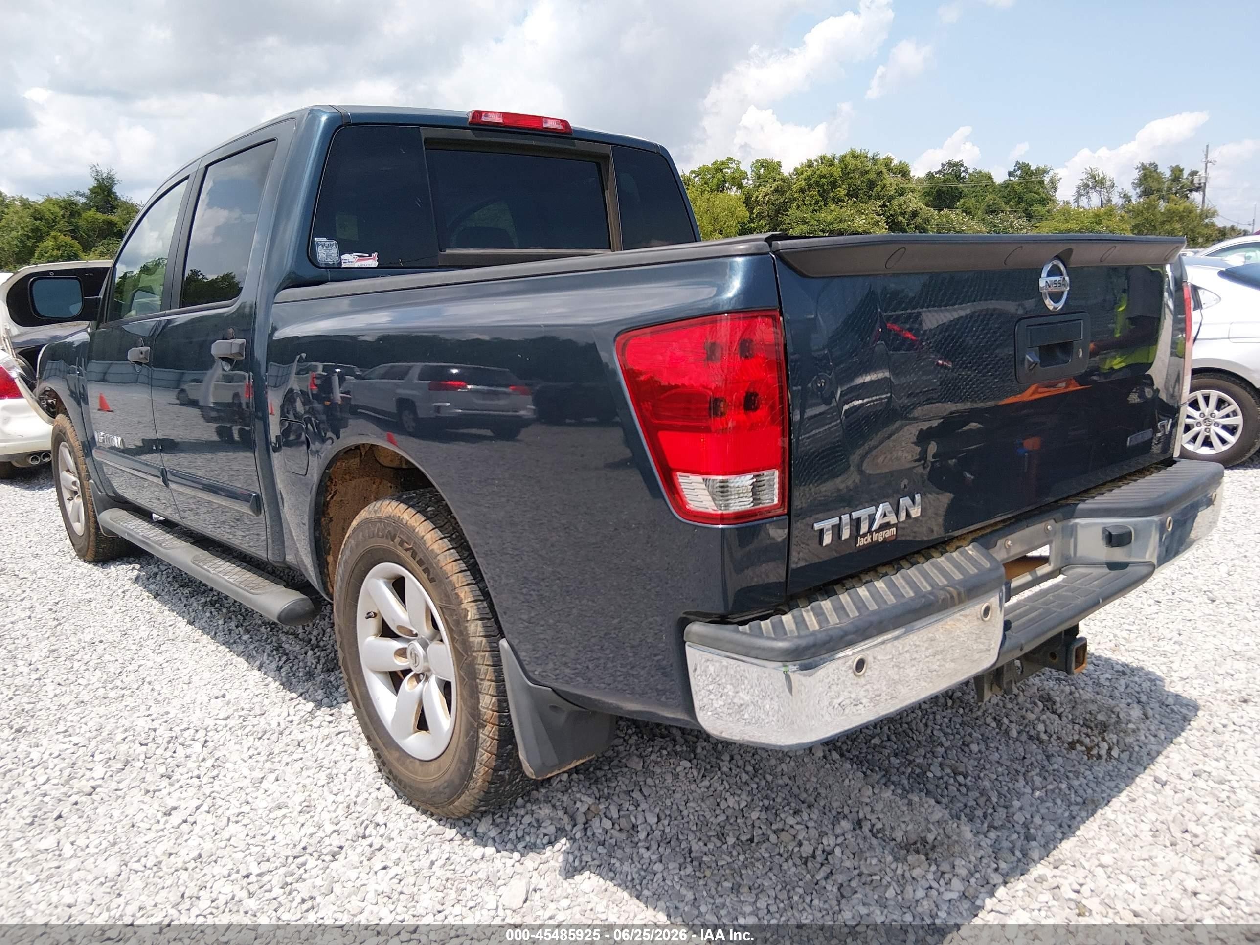 2014 Nissan Titan Sv Синий vin: 1N6BA0ED1EN505568
