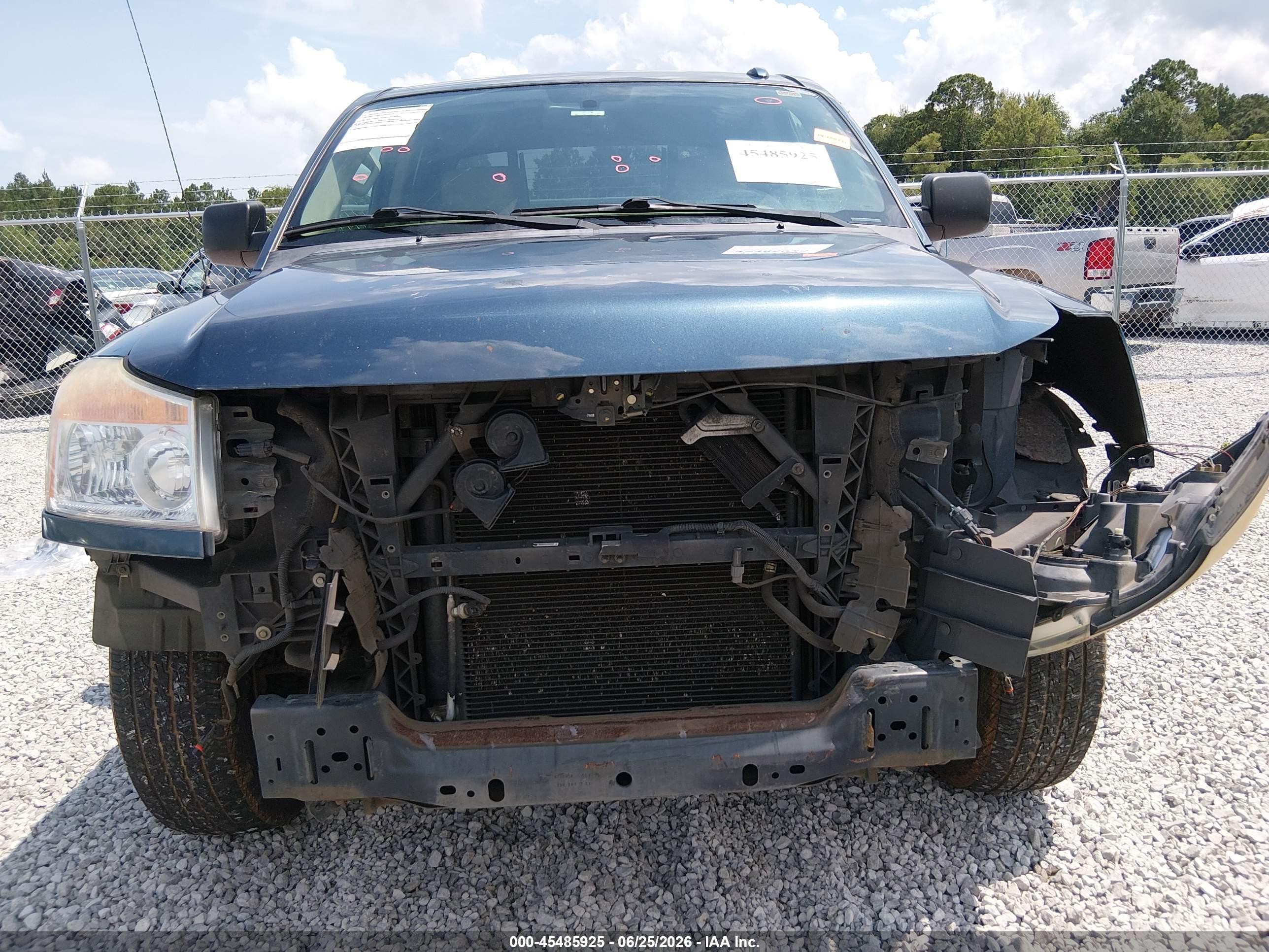 2014 Nissan Titan Sv Синий vin: 1N6BA0ED1EN505568