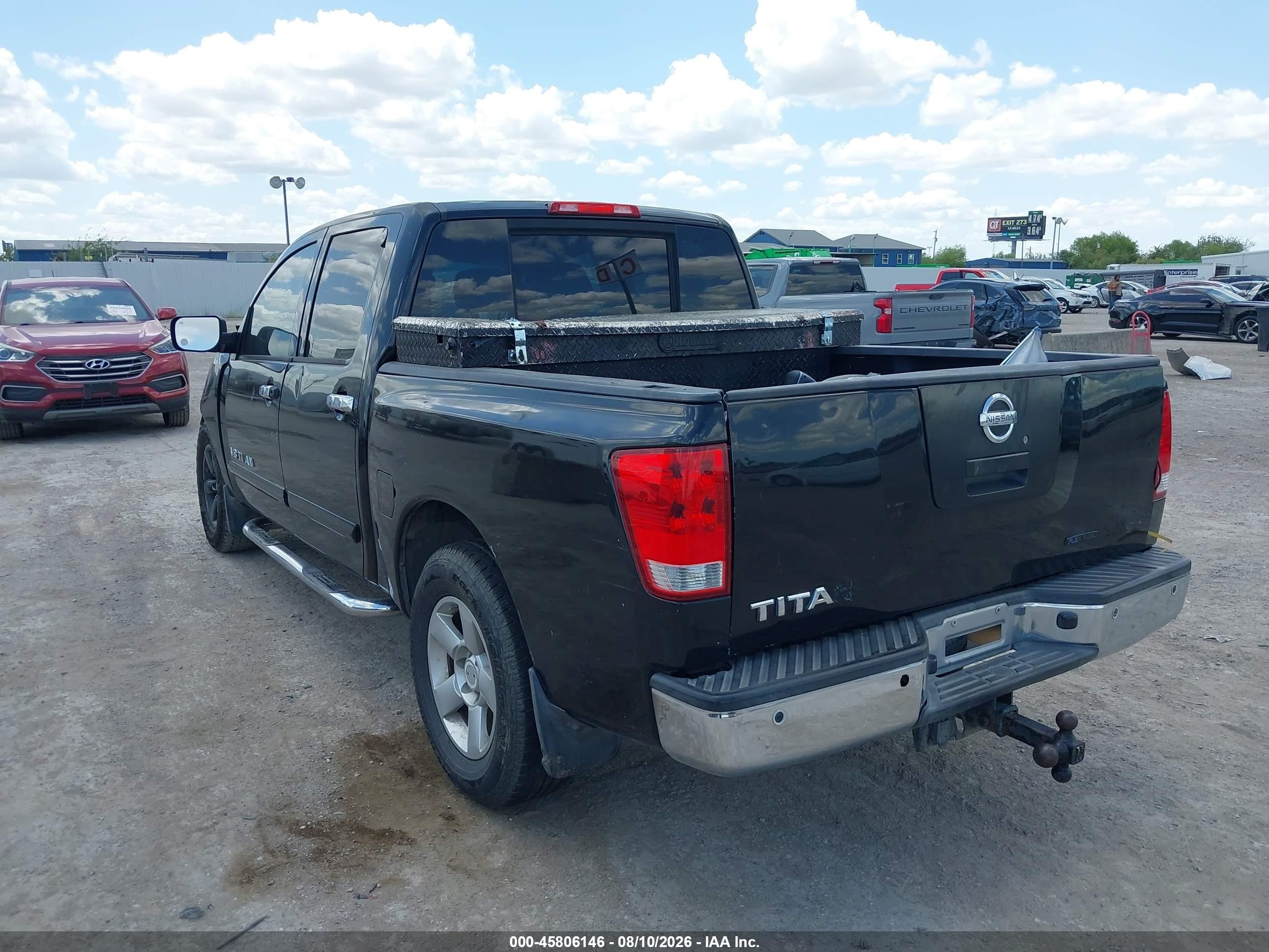 2010 Nissan Titan Se Black vin: 1N6BA0ED2AN320133
