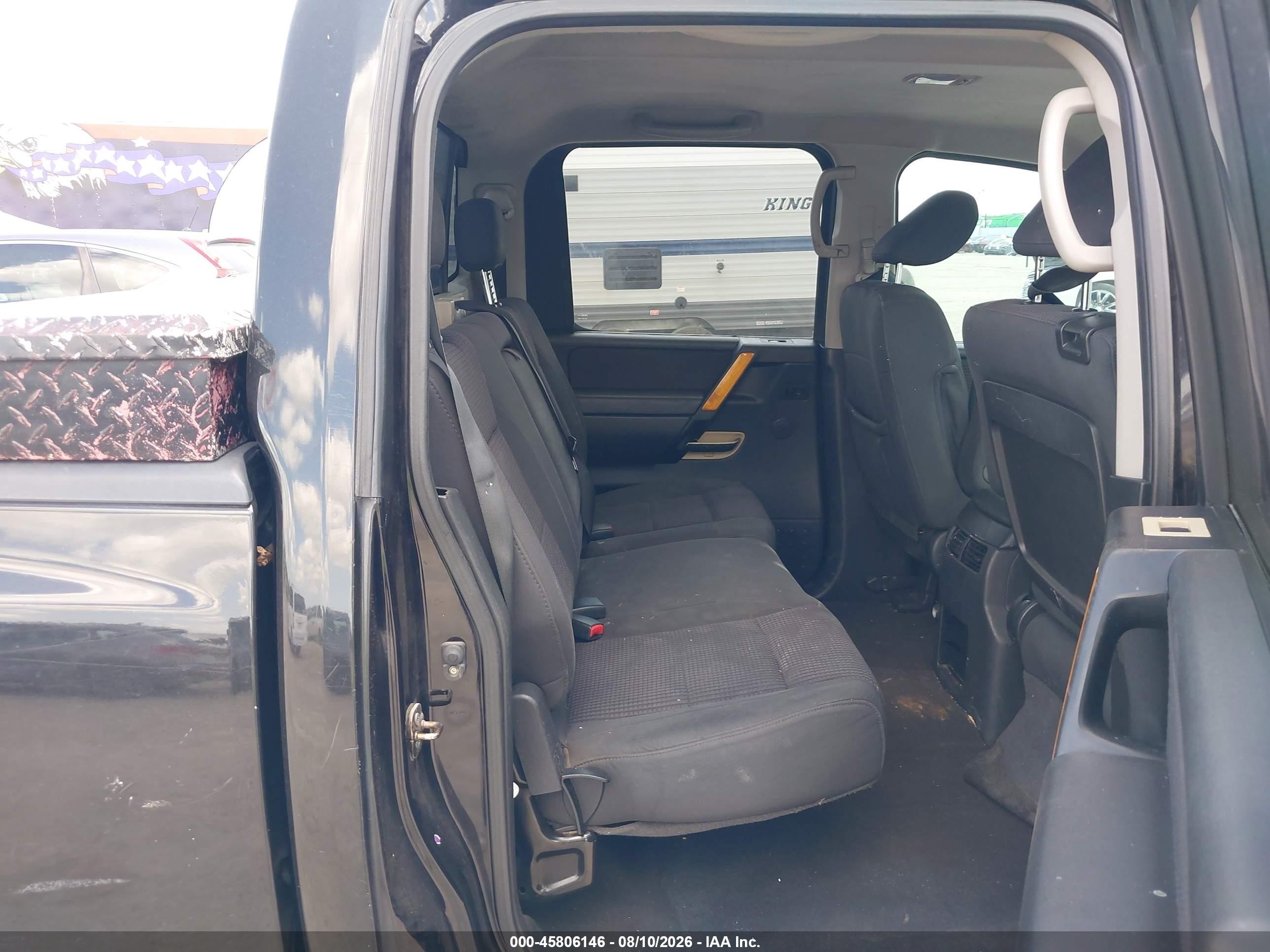2010 Nissan Titan Se Black vin: 1N6BA0ED2AN320133