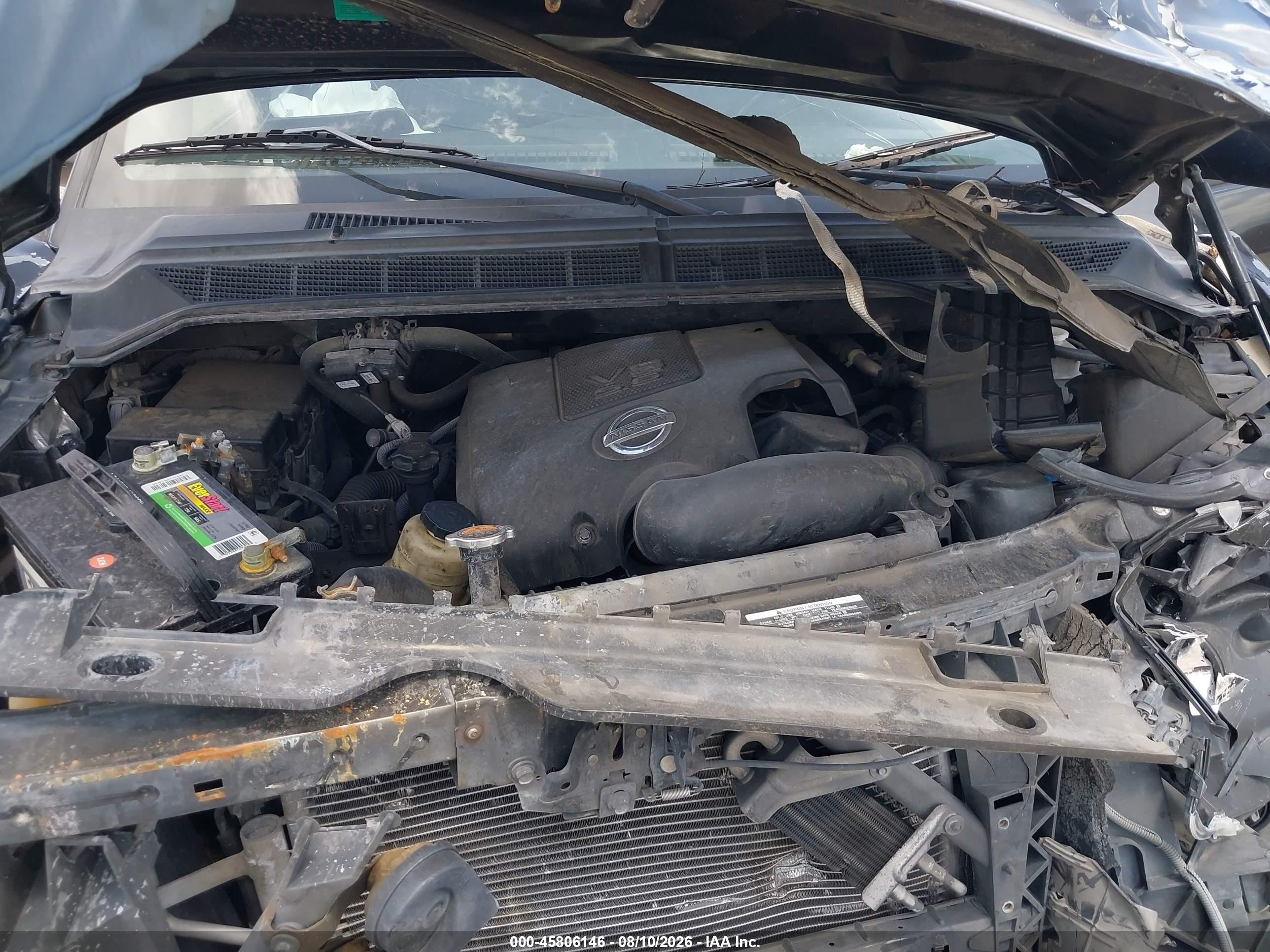 2010 Nissan Titan Se Black vin: 1N6BA0ED2AN320133