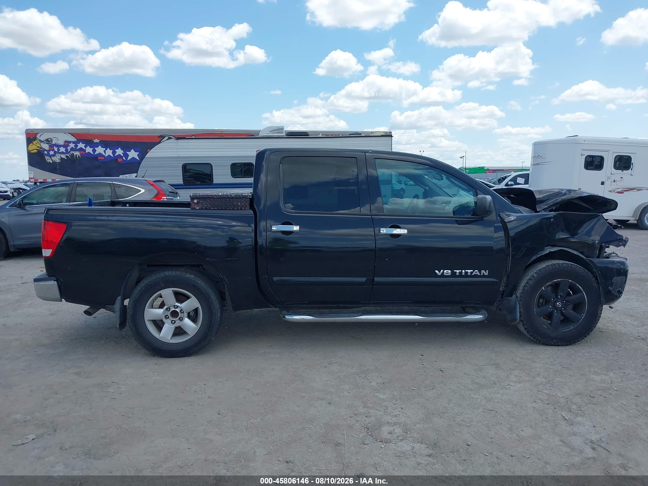 2010 Nissan Titan Se Black vin: 1N6BA0ED2AN320133
