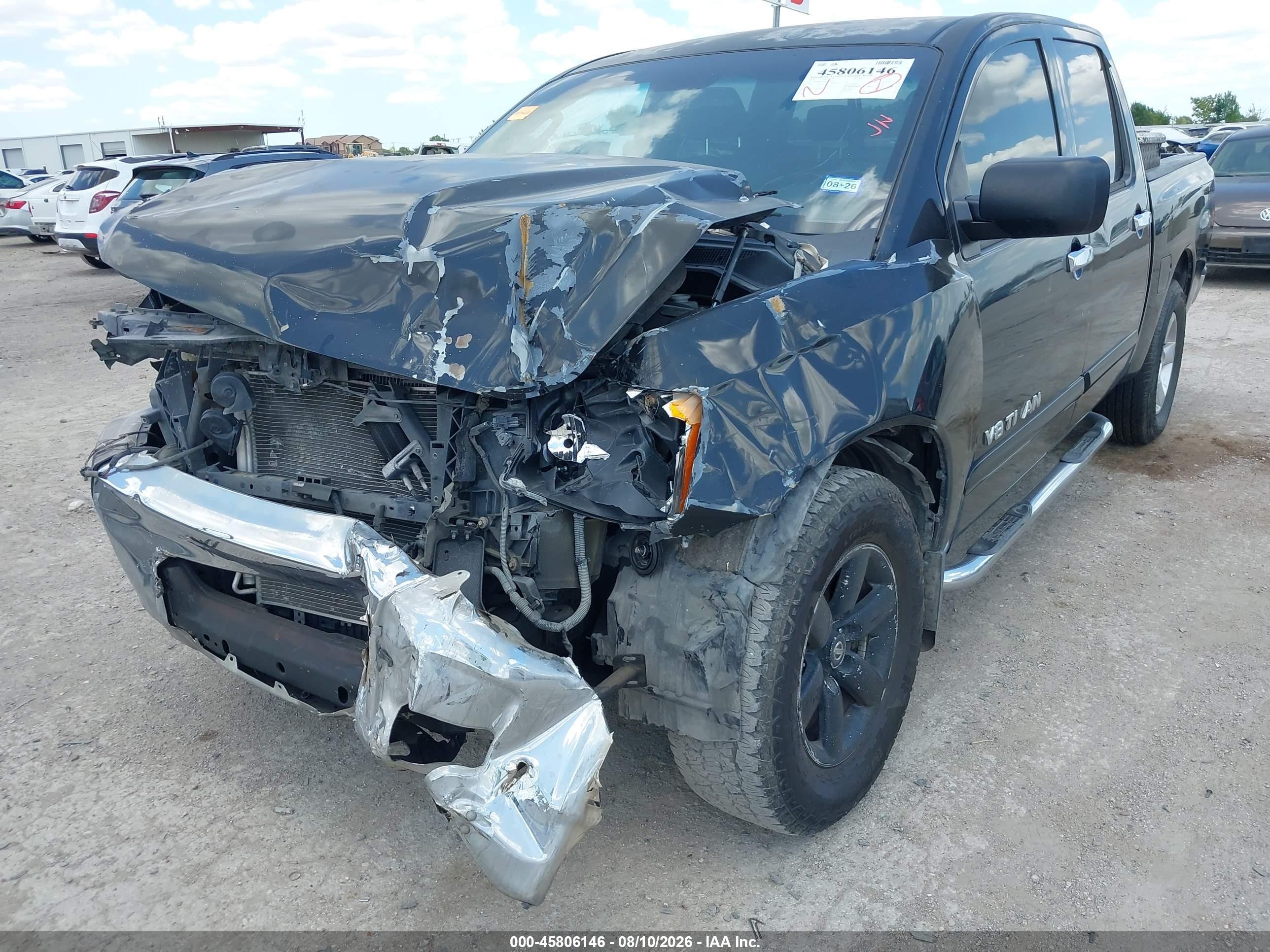 2010 Nissan Titan Se Black vin: 1N6BA0ED2AN320133