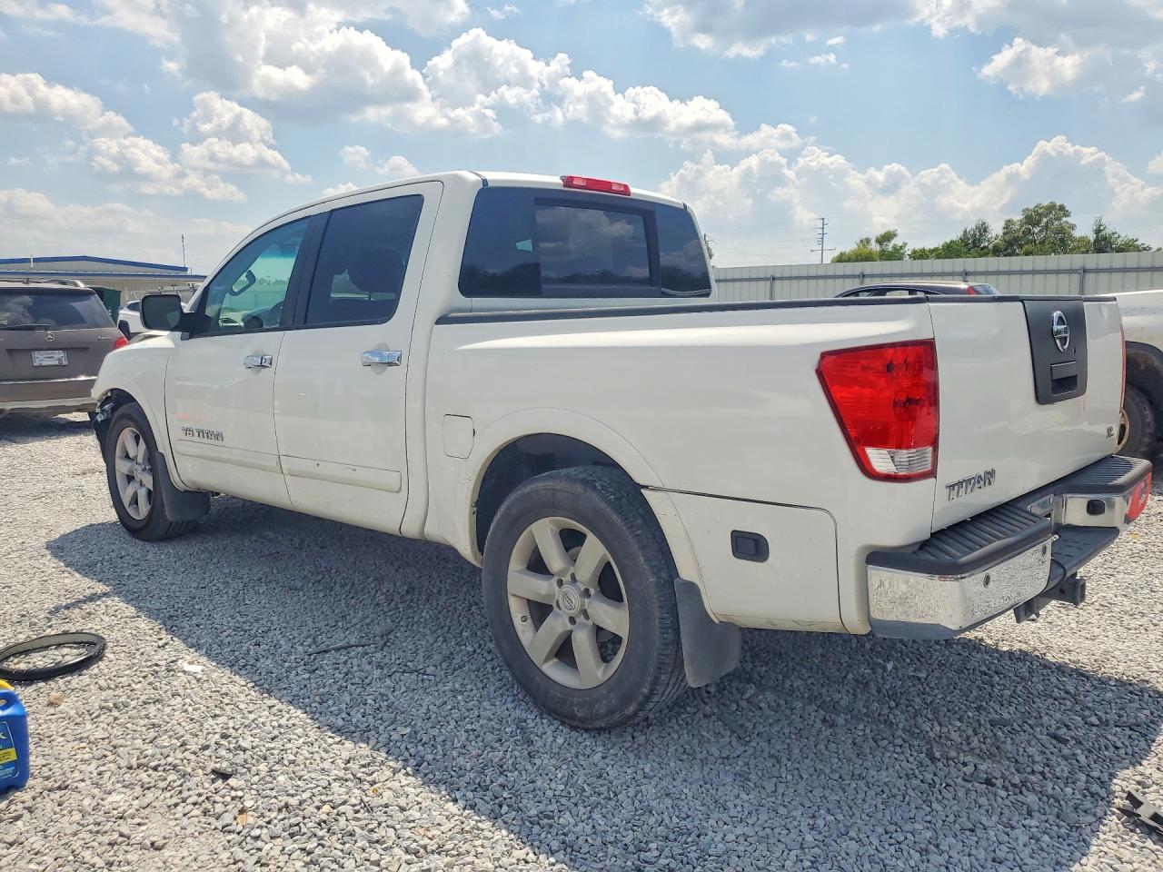 2012 Nissan Titan Sv White vin: 1N6BA0ED2CN313279