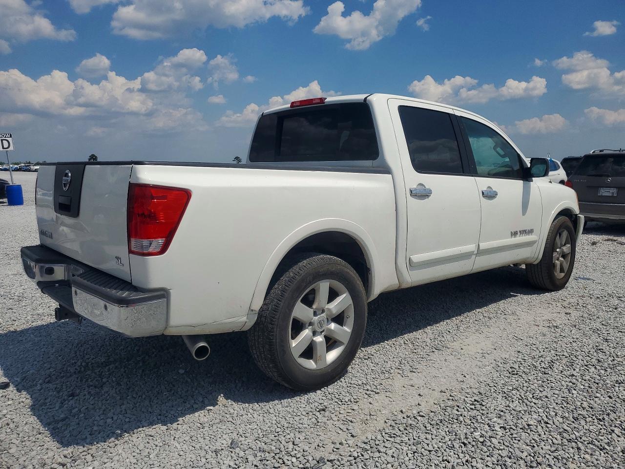 2012 Nissan Titan Sv White vin: 1N6BA0ED2CN313279